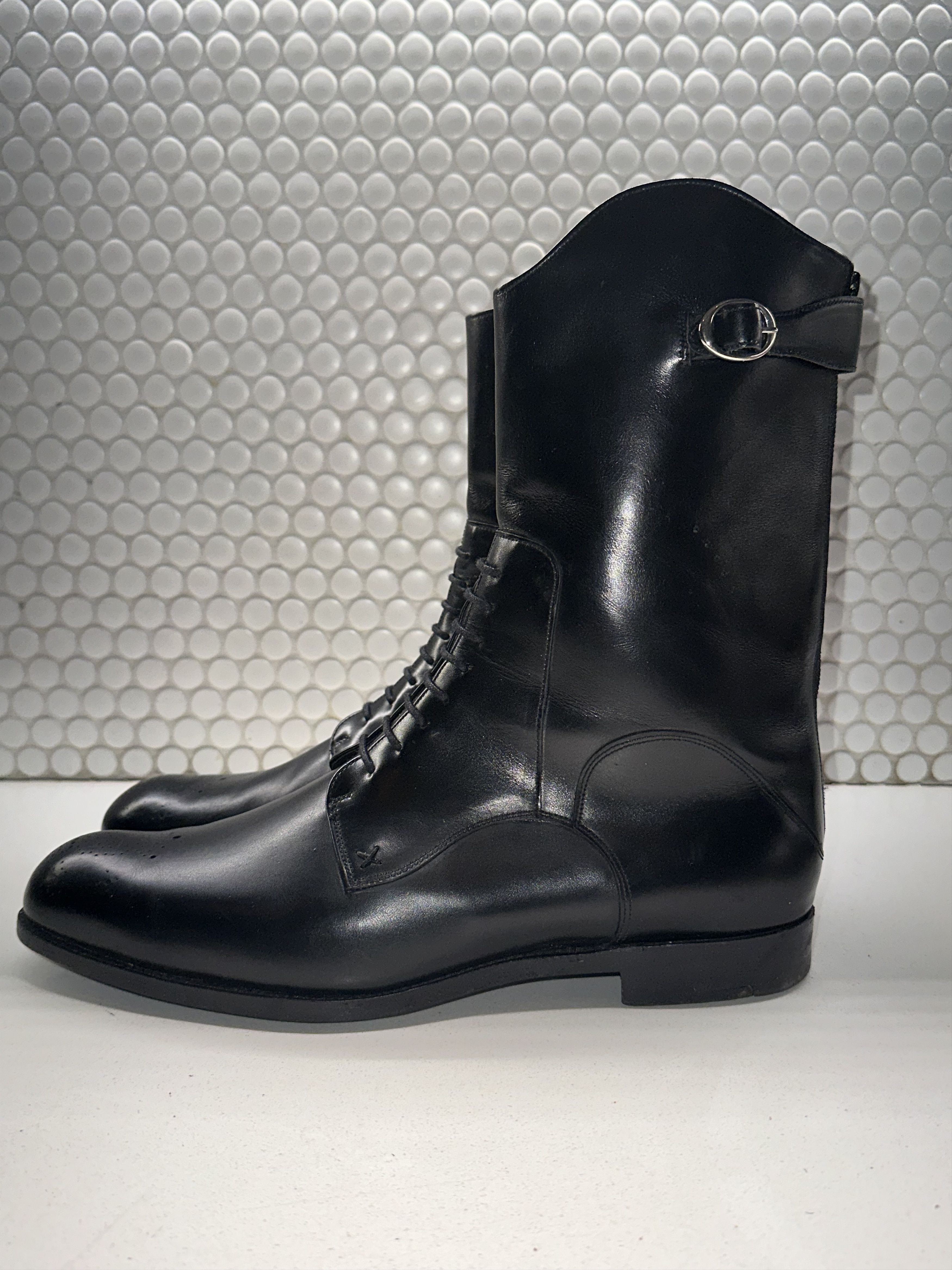 Barker Black Riding Boot Size US 9.5 / EU 42-43 - 5 Thumbnail
