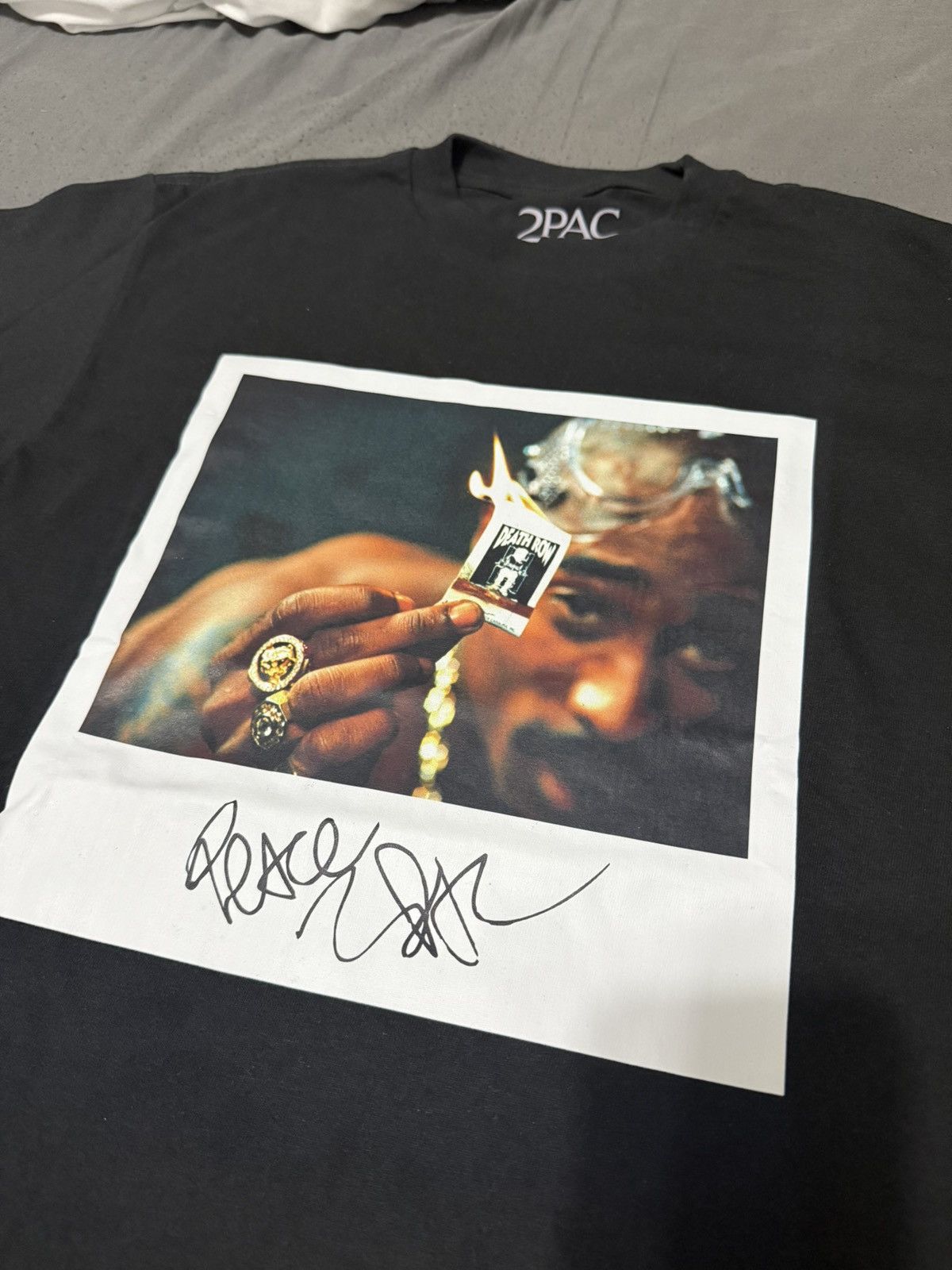 Death Row Records 2 PAC X DEATH ROW RECORDS TEE Size US M / EU 48-50 / 2 - 2 Thumbnail