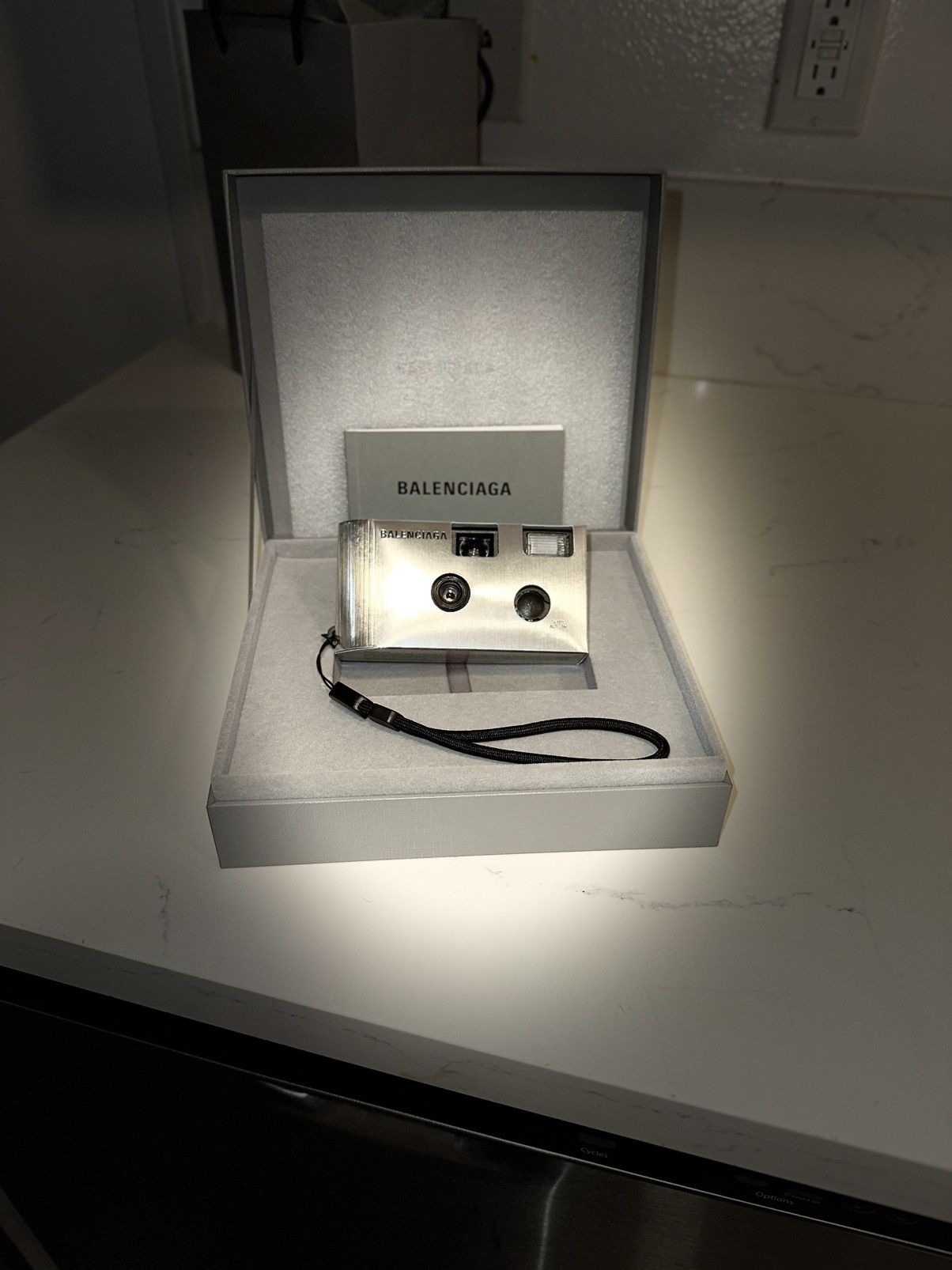 Balenciaga Balenciaga Gray Disposable Camera Size ONE SIZE - 4 Thumbnail