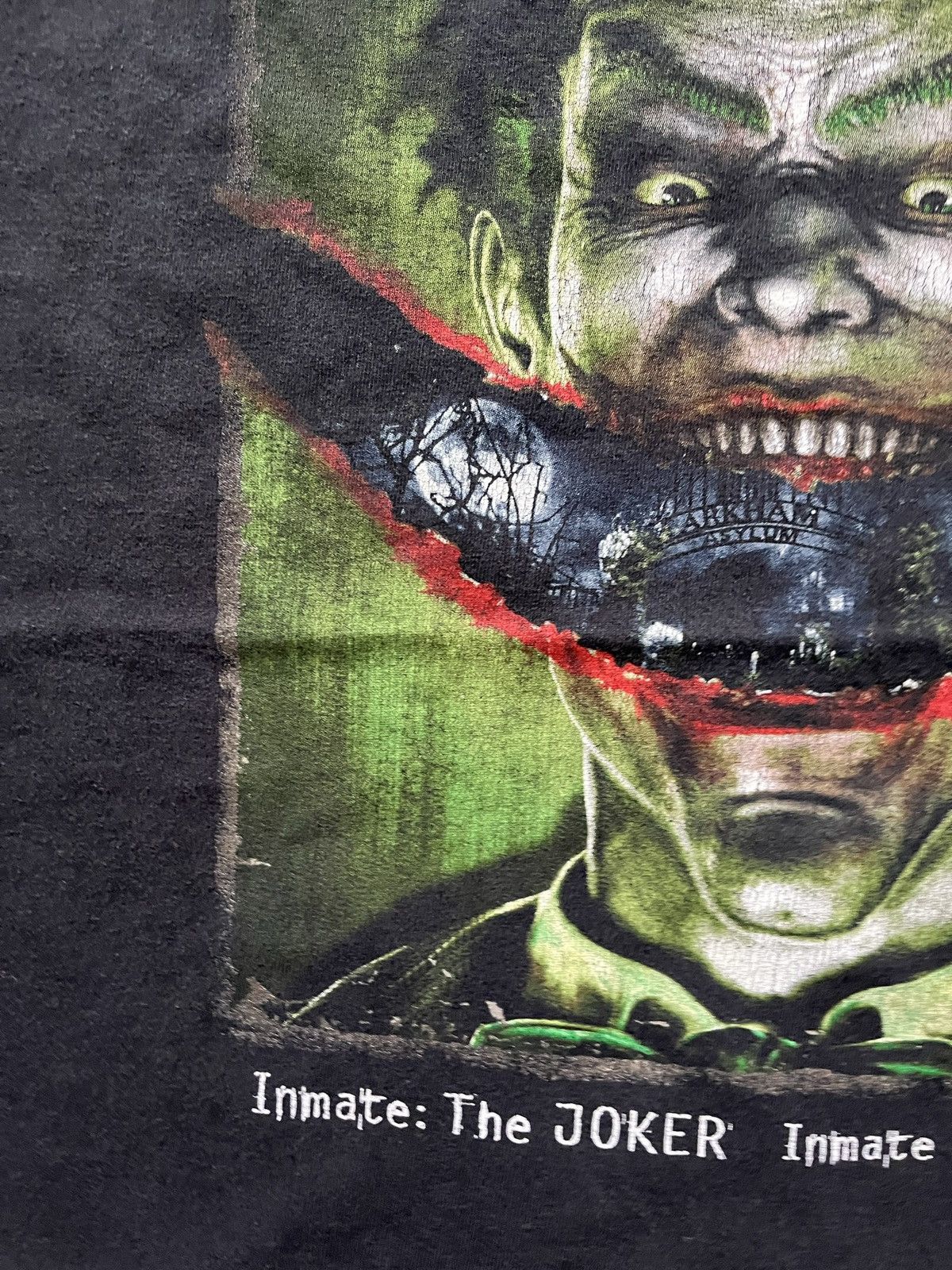 Vintage Vintage Batman Arkham Asylum Inmate The Joker T Shirt Size US XXL / EU 58 / 5 - 5 Thumbnail