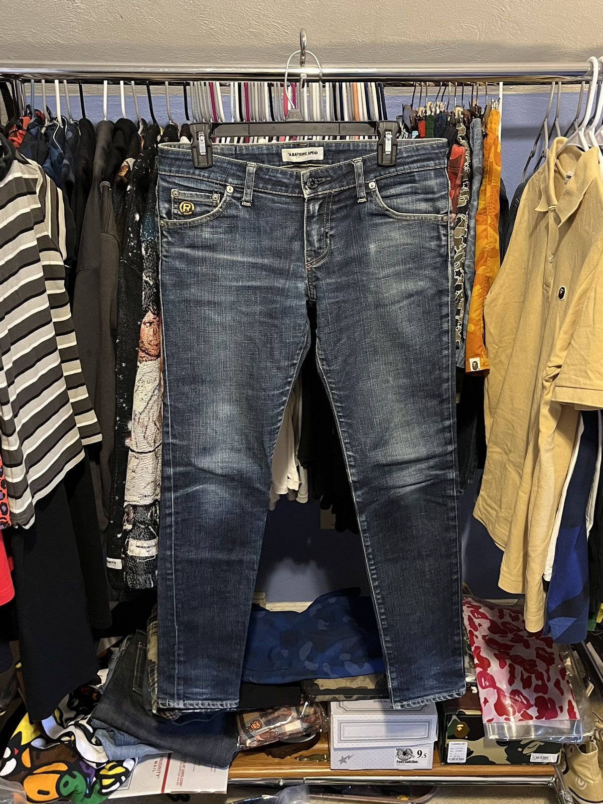 Bape Bape Head Crown Jeans Size 32" / US 10 / IT 46 - 3 Thumbnail