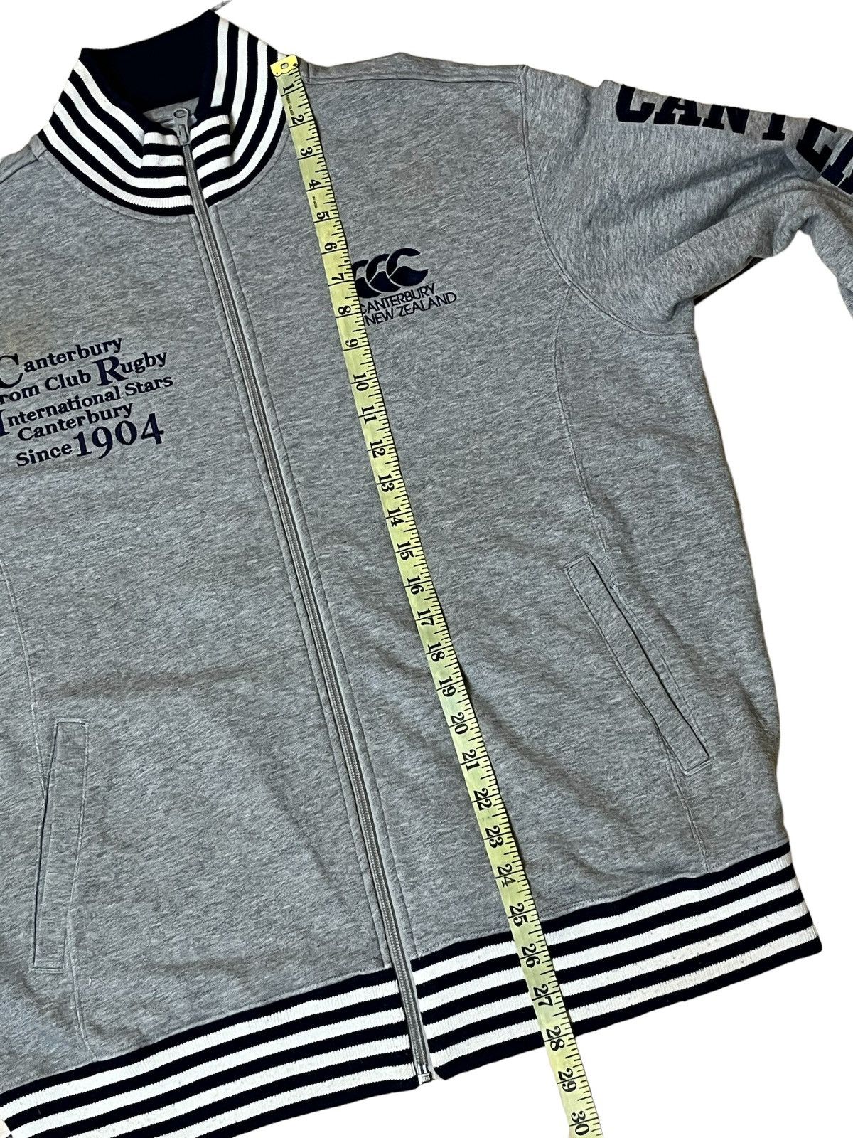 Canterbury of New Zealand CANTERBURY OF NEW ZEALAND EMBROIDERY LOGO ZIPPER JACKET Size US XL / EU 56 / 4 - 10 Thumbnail