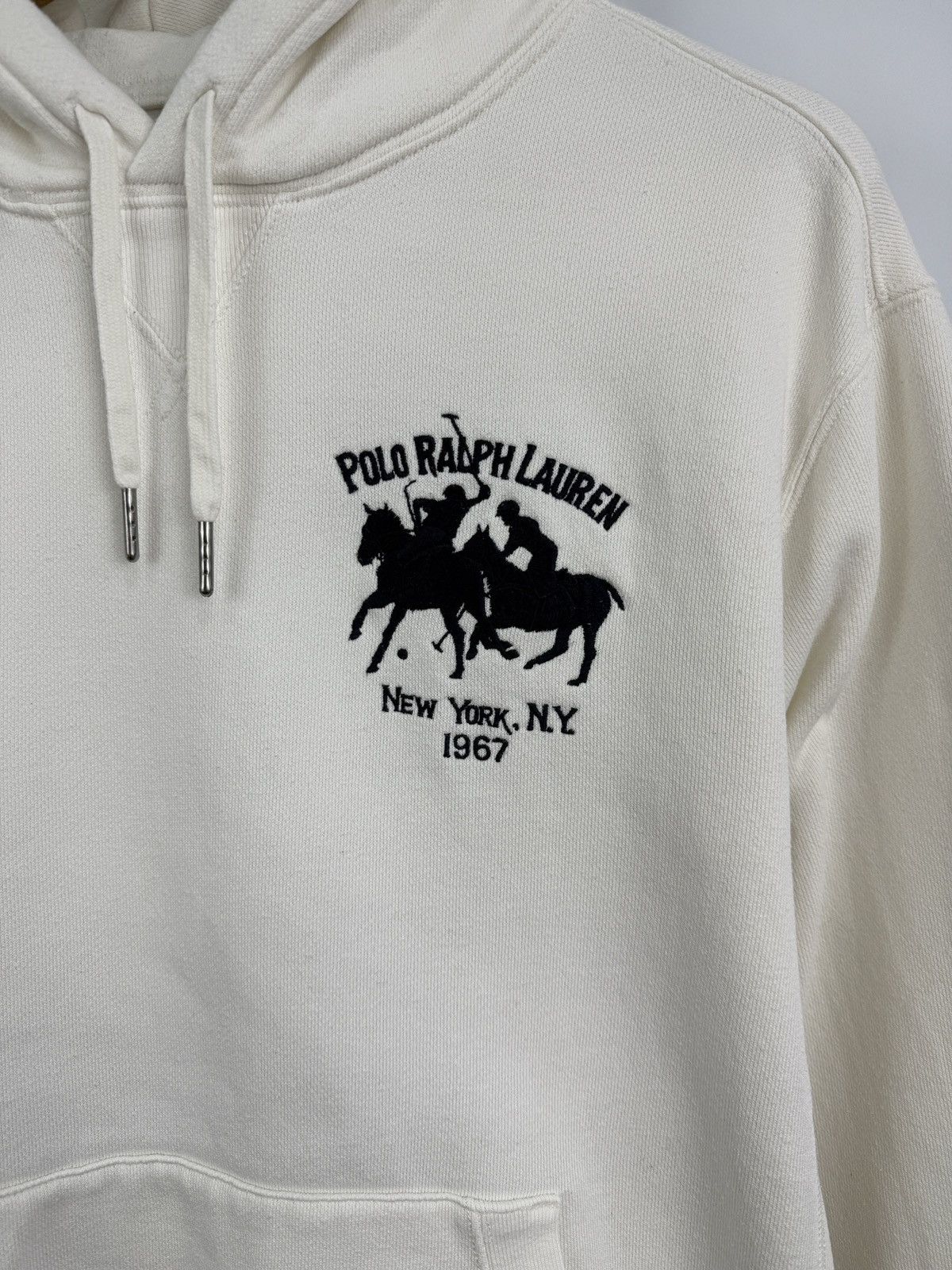 Polo Ralph Lauren 🇺🇸 Vintage Y2K Polo Ralph Lauren New York Hoodie Retro Rare Size US L / EU 52-54 / 3 - 4 Thumbnail