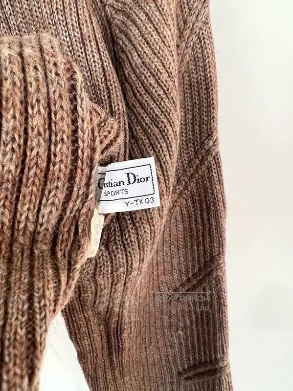 Dior Dior Khaki Women's Cardigan Sweater . Size M / US 6-8 / IT 42-44 - 5 Thumbnail