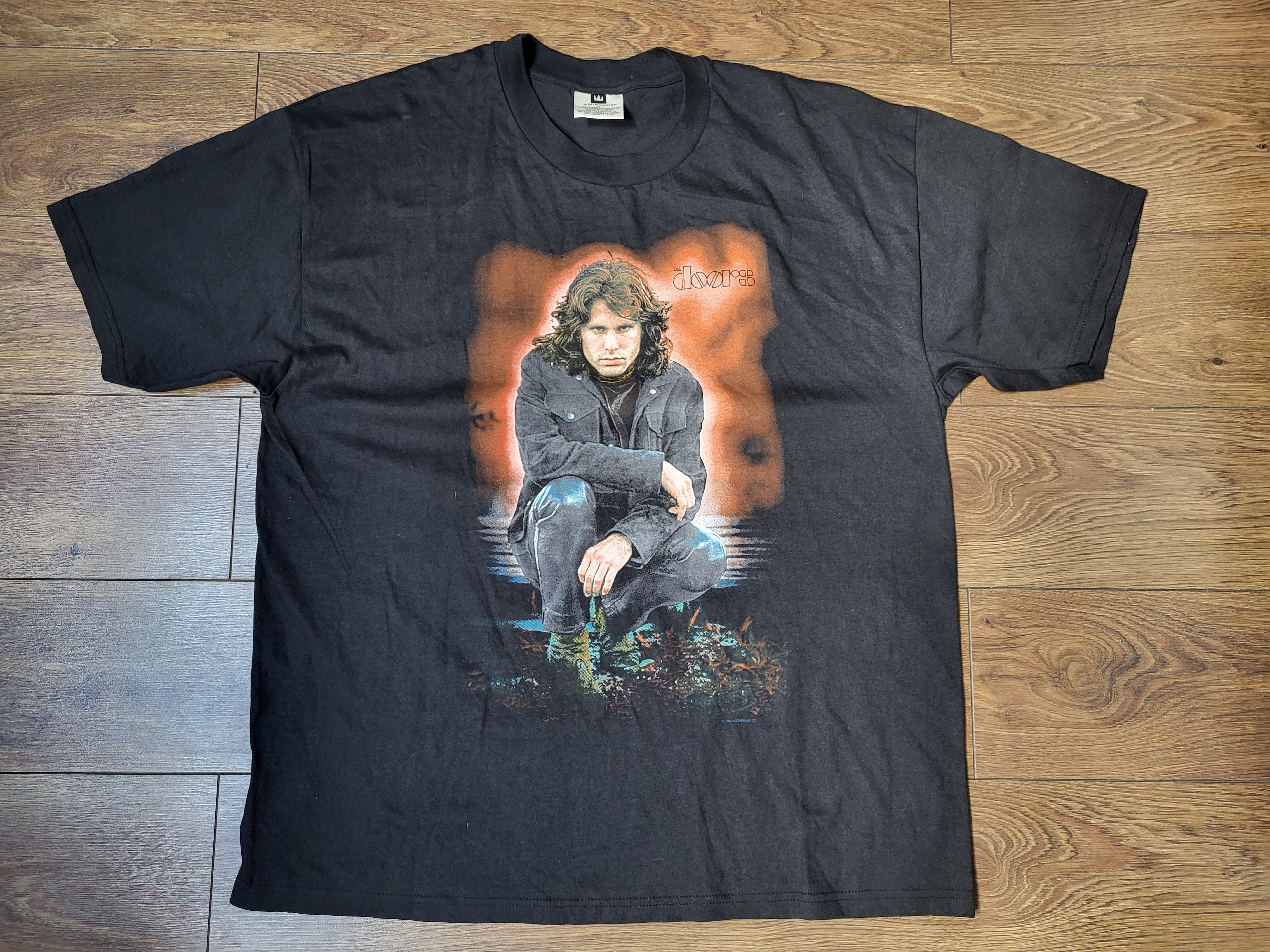 Vintage The Doors Jim Morrison vintage 90s Promo t-shirt Size US XL / EU 56 / 4 - 5 Thumbnail