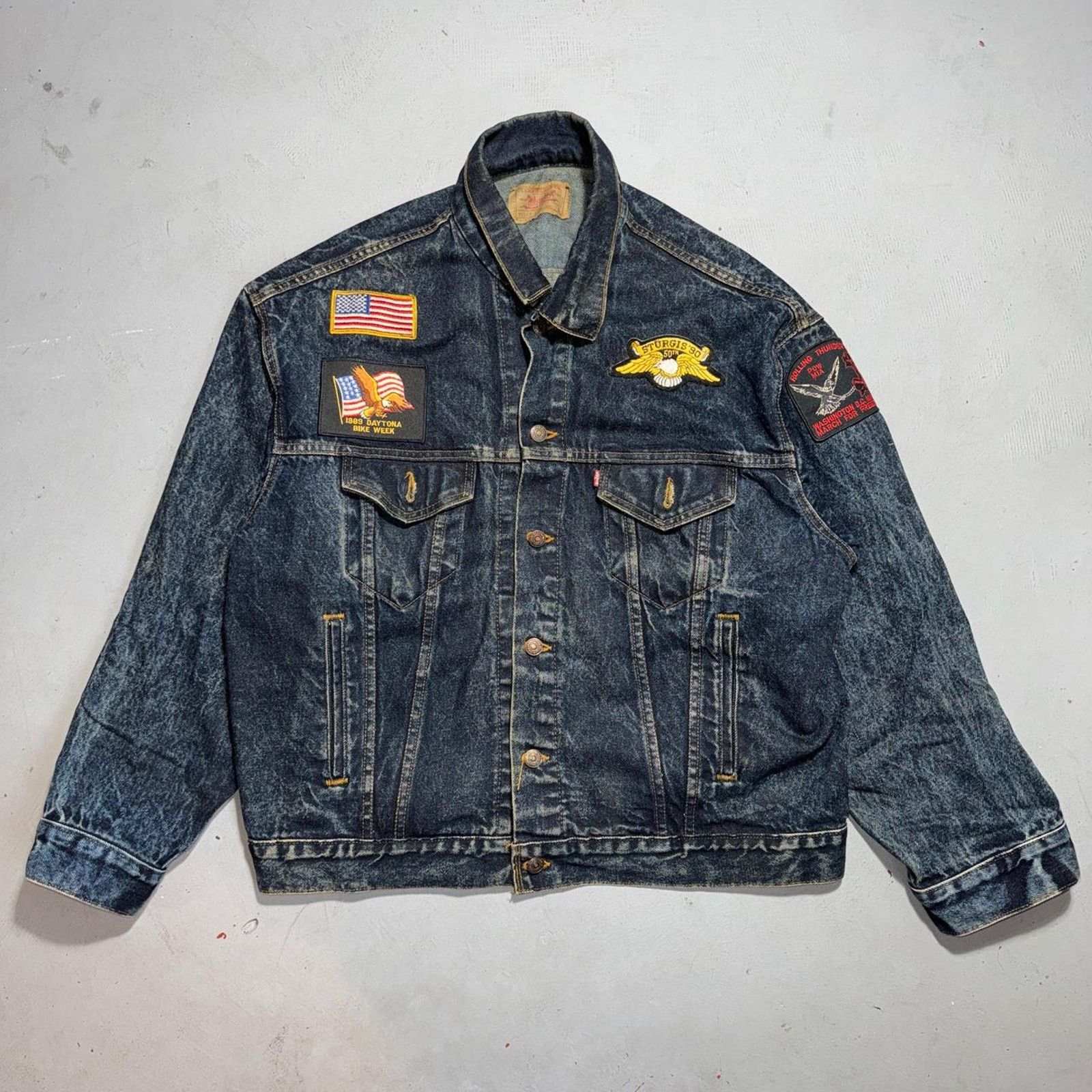 Levi's 80s levis denim jacket Size US L / EU 52-54 / 3 - 1 Thumbnail