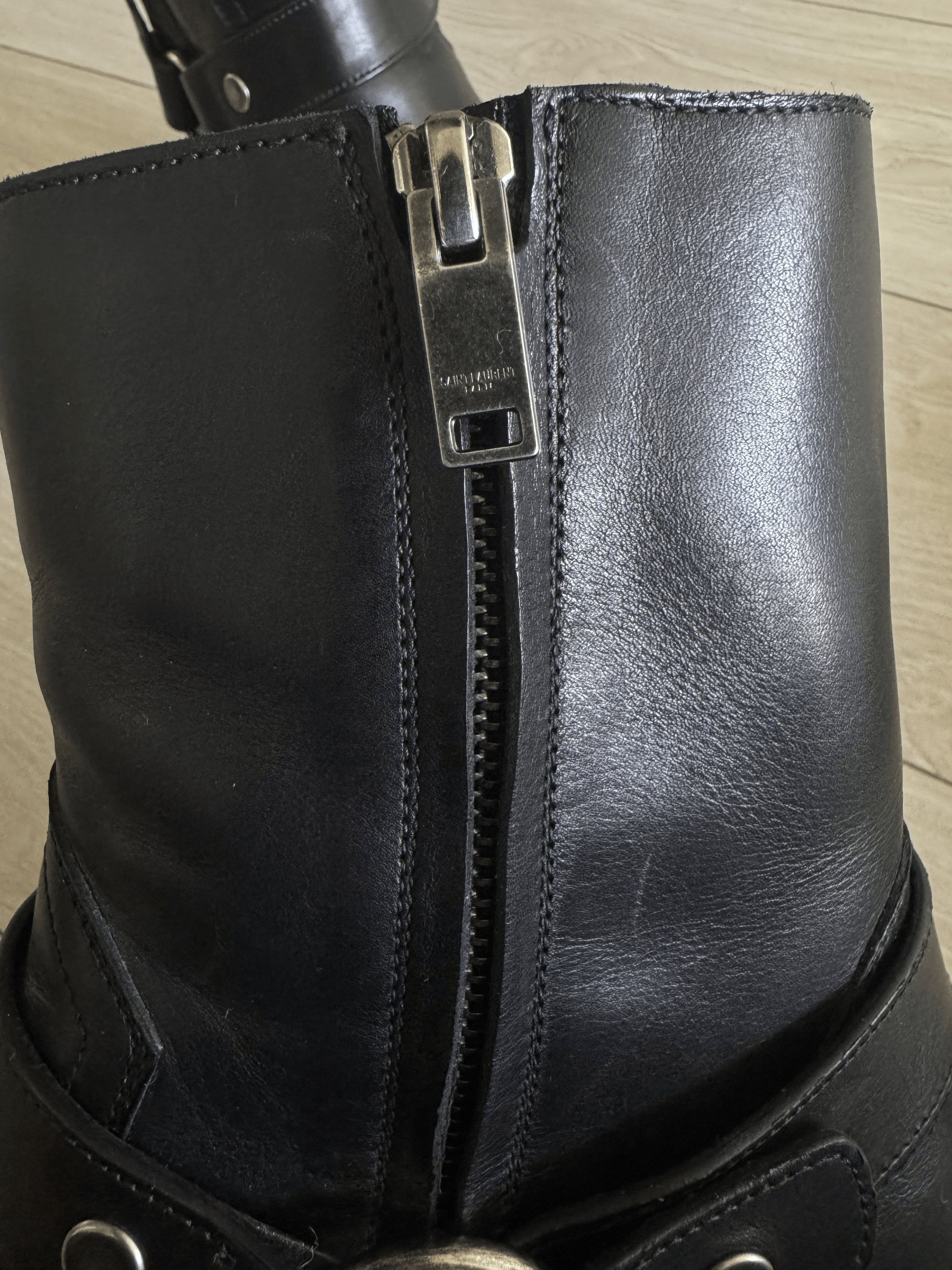 Yves Saint Laurent Saint Laurent Wyatt Harness Boot in Noir Size US 10 / EU 43 - 5 Thumbnail