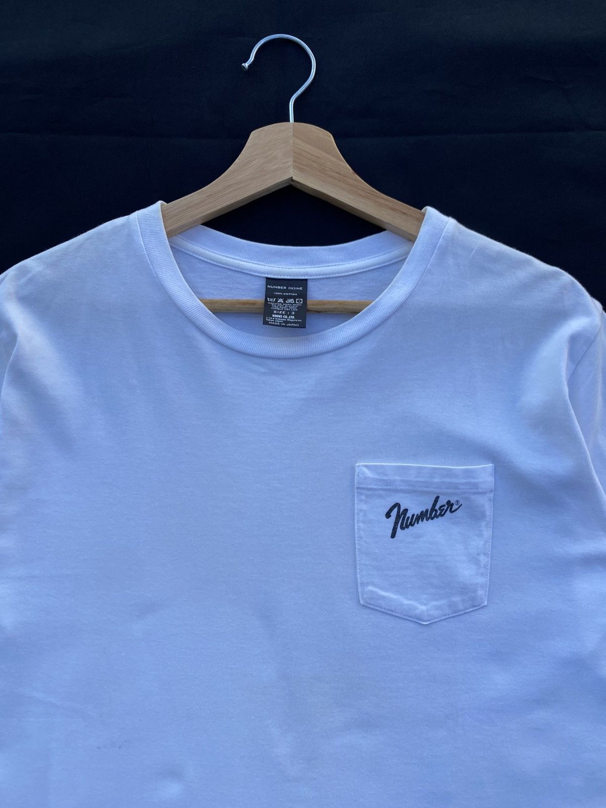 Number (N)ine Rare Number Nine Takahiromiyashita Small Logo Pocket Tee Size US M / EU 48-50 / 2 - 7 Thumbnail
