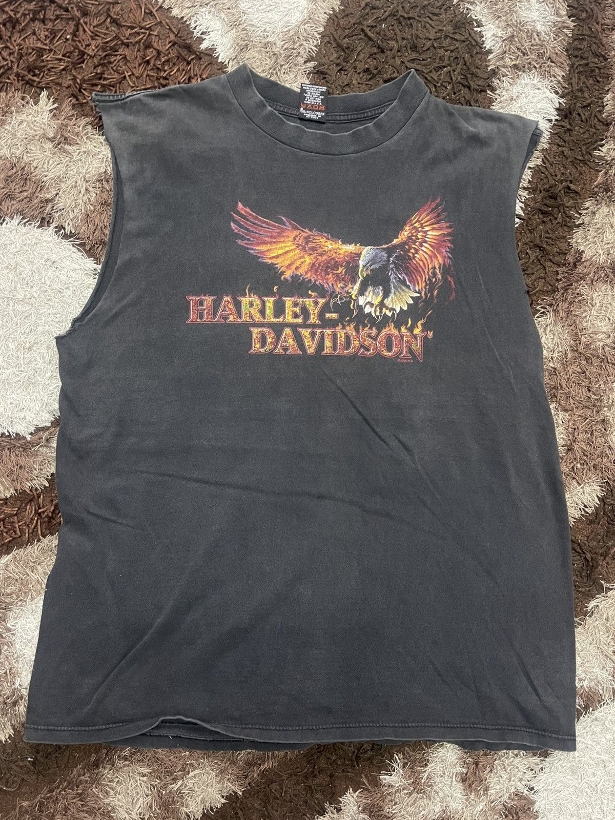 Harley Davidson × Vintage VINTAGE Y2K HARLEY DAVIDSON DODGE CITY TEE VERY RARE Size US XL / EU 56 / 4 - 1 Thumbnail