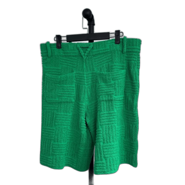 Bottega Veneta Bottega Veneta Green Logo Embroidered Shorts Size 28" / US 6 / IT 42 - 1 Thumbnail