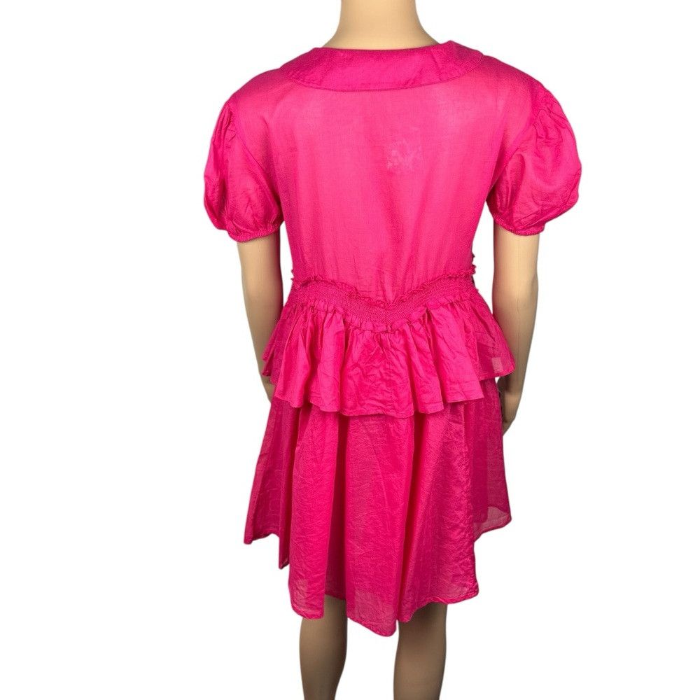 Other New Kimchi Blue Maria Collared Pink Cotton Mini Dress Size Size XS / US 0-2 / IT 36-38 - 5 Thumbnail