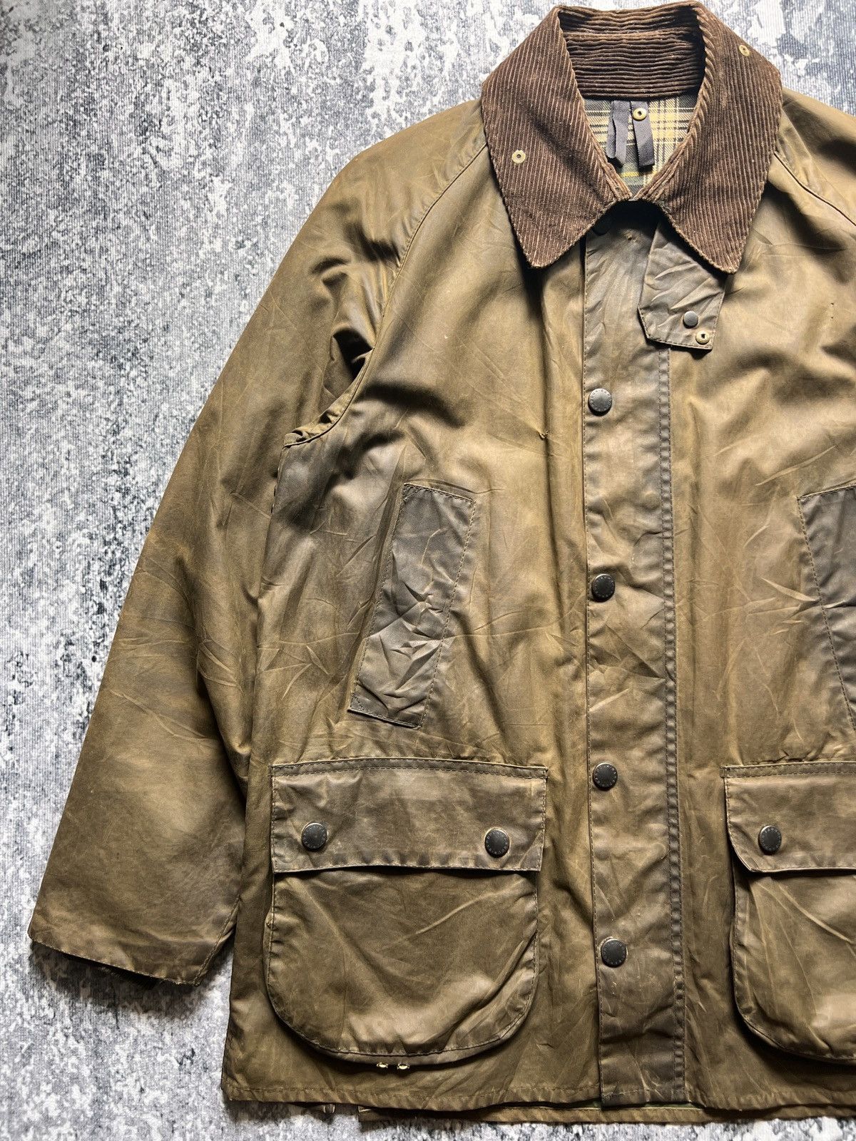 Barbour Vtg Made in England Barbour Bedale Wax Jacket Size US M / EU 48-50 / 2 - 4 Thumbnail