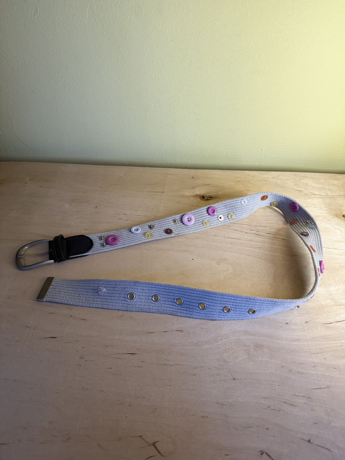 Other Handmade Emo Y2K Belt Buttons Rivets One Size 92cm Size ONE SIZE - 1 Thumbnail