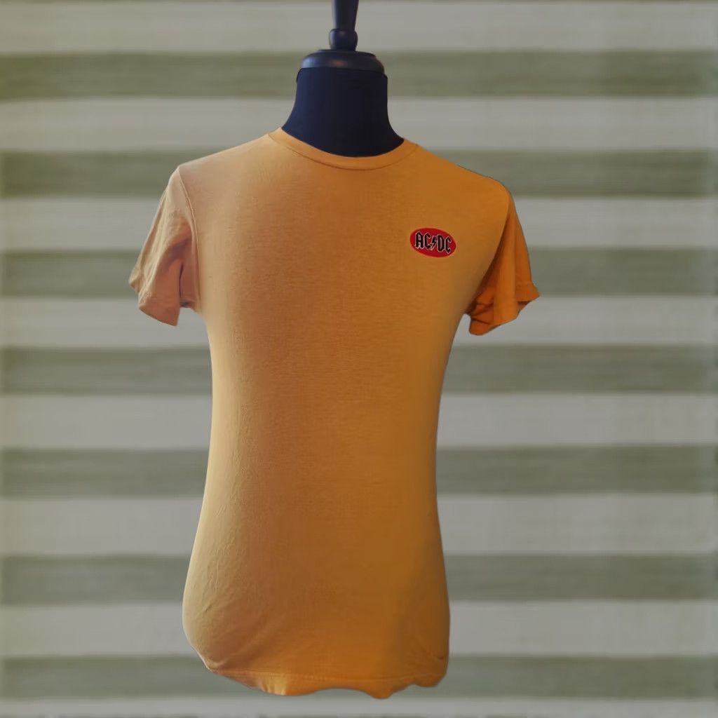 Vintage AC/DC Yellow T Shirt Embroidered Reprint Size Small Mens Shirt Short Sleeve Crew Neck Cotton Size US S / EU 44-46 / 1 - 1 Thumbnail
