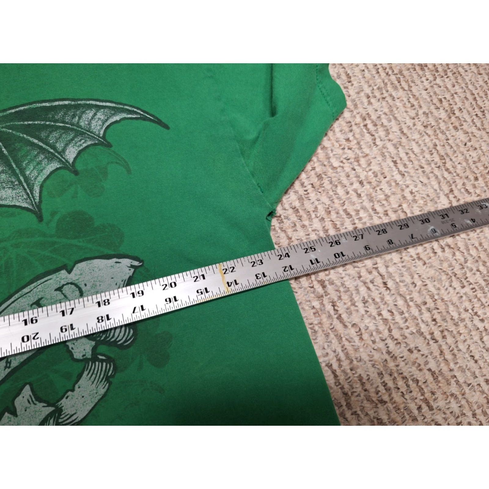 Vintage VINTAGE Avenged Sevenfold Shirt Skull Horror XL Green Band Tour St Patricks Y2K Mens T-Shirt Crew Neck Short Sleeve Cotton Knit Logo All Seasons Size US XL / EU 56 / 4 - 5 Thumbnail