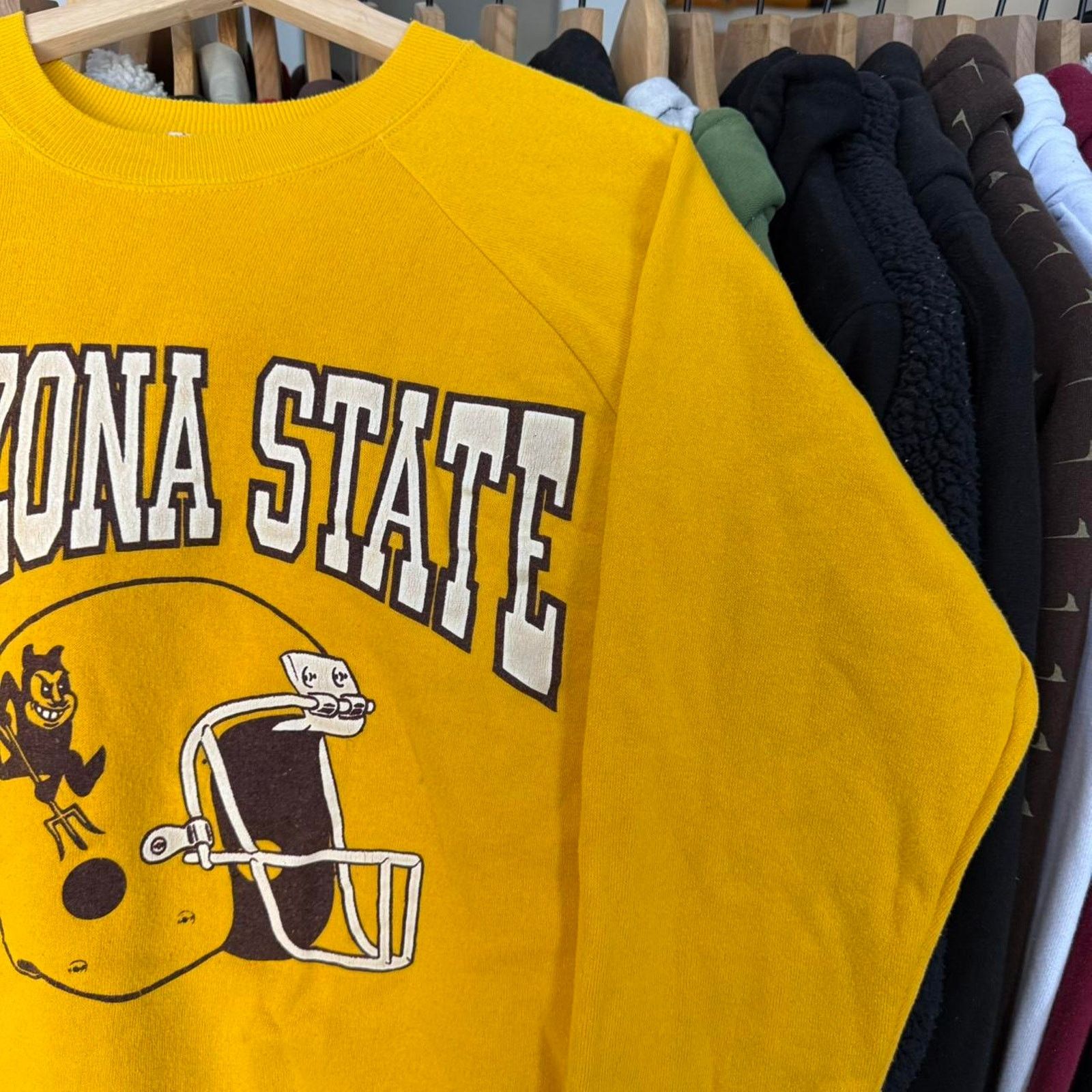 Other Vintage 80s ASU Arizona State University Sweatshirt Size US XL / EU 56 / 4 - 3 Thumbnail