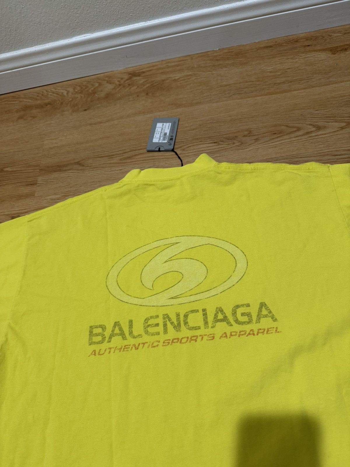 Balenciaga Balenciaga Ringer Yellow shirt Size US L / EU 52-54 / 3 - 4 Thumbnail