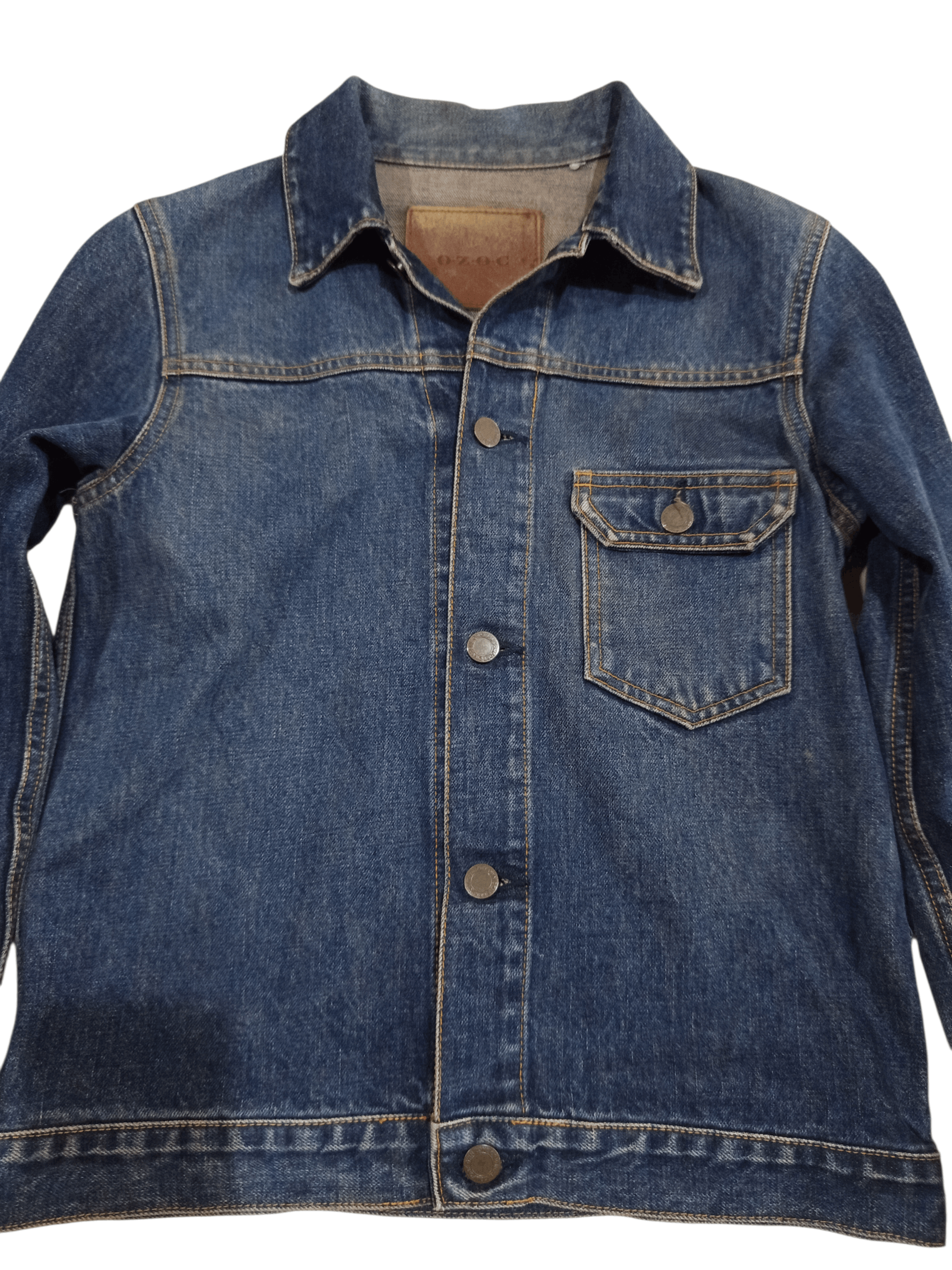 Vintage 1990s OZOC Japan Denim Trucker Jacket Size M / US 6-8 / IT 42-44 - 4 Thumbnail