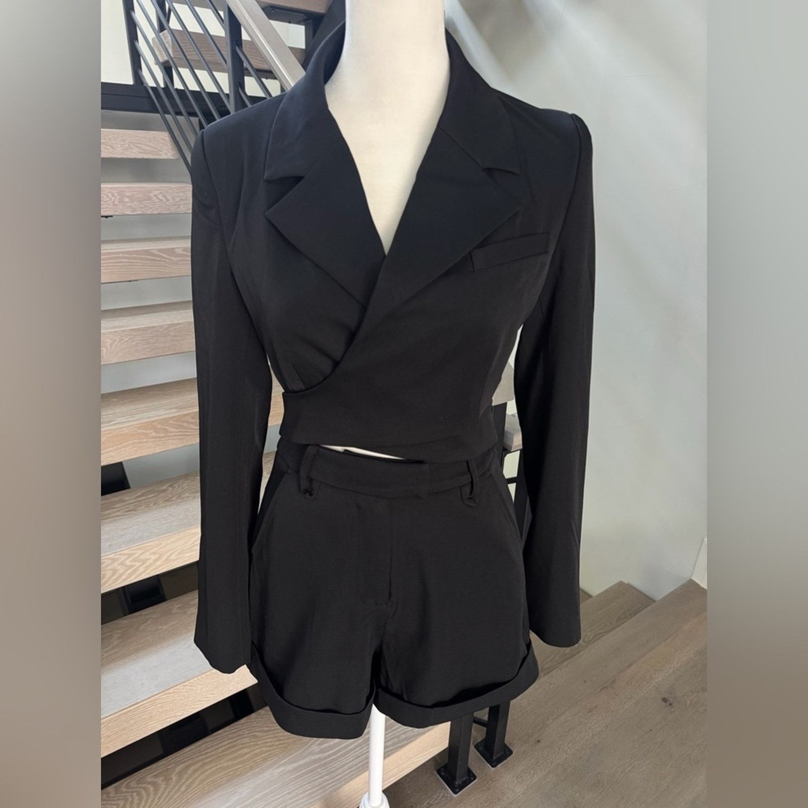 Other New Y2K Ronny Kobo Collection Elegant Black Romper size XS/S Size 26" / US 2 / IT 38 - 2 Thumbnail