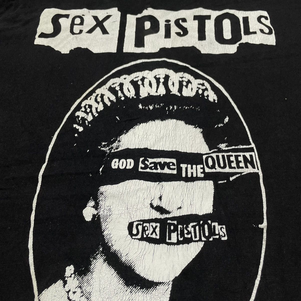 Band Tees Vintage SEX PISTOLS SKELETON CREEPY ABSTRACT HORROR BONES Size US L / EU 52-54 / 3 - 4 Thumbnail