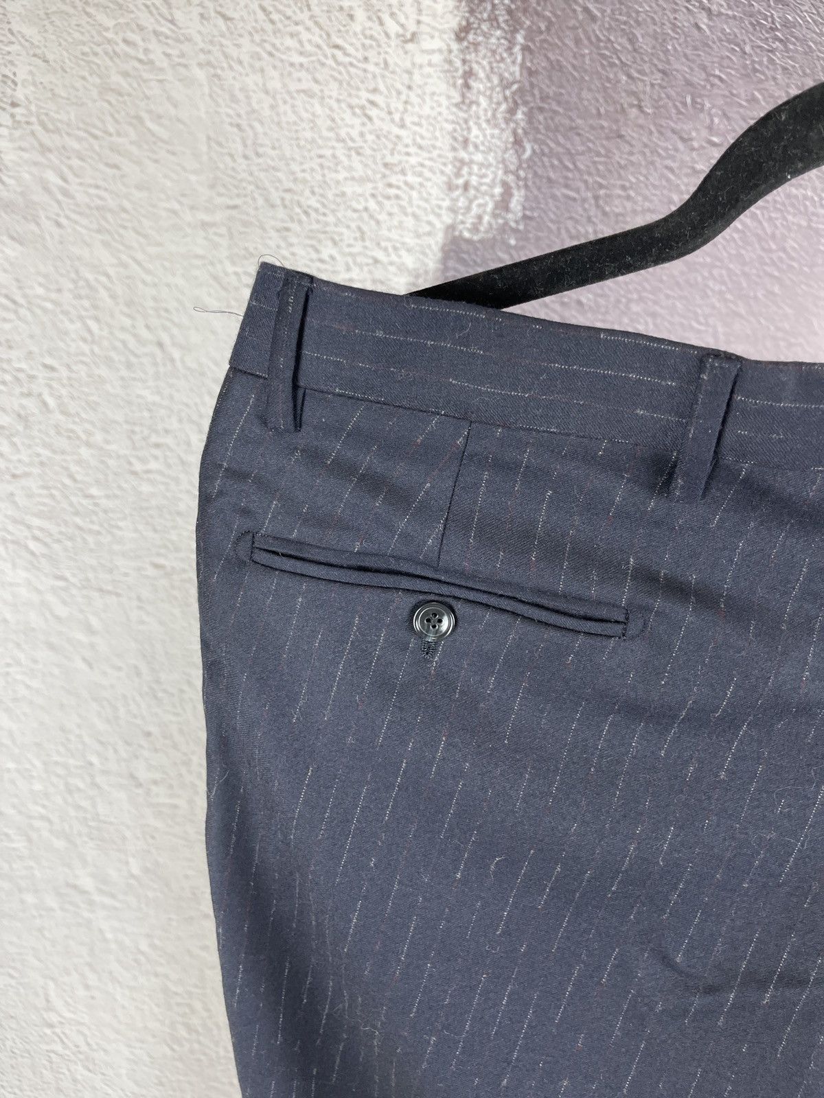Tagliatore Tagliatore Reda navy blue striped wool super 100s 2 pcs suit Size 36R - 23 Thumbnail