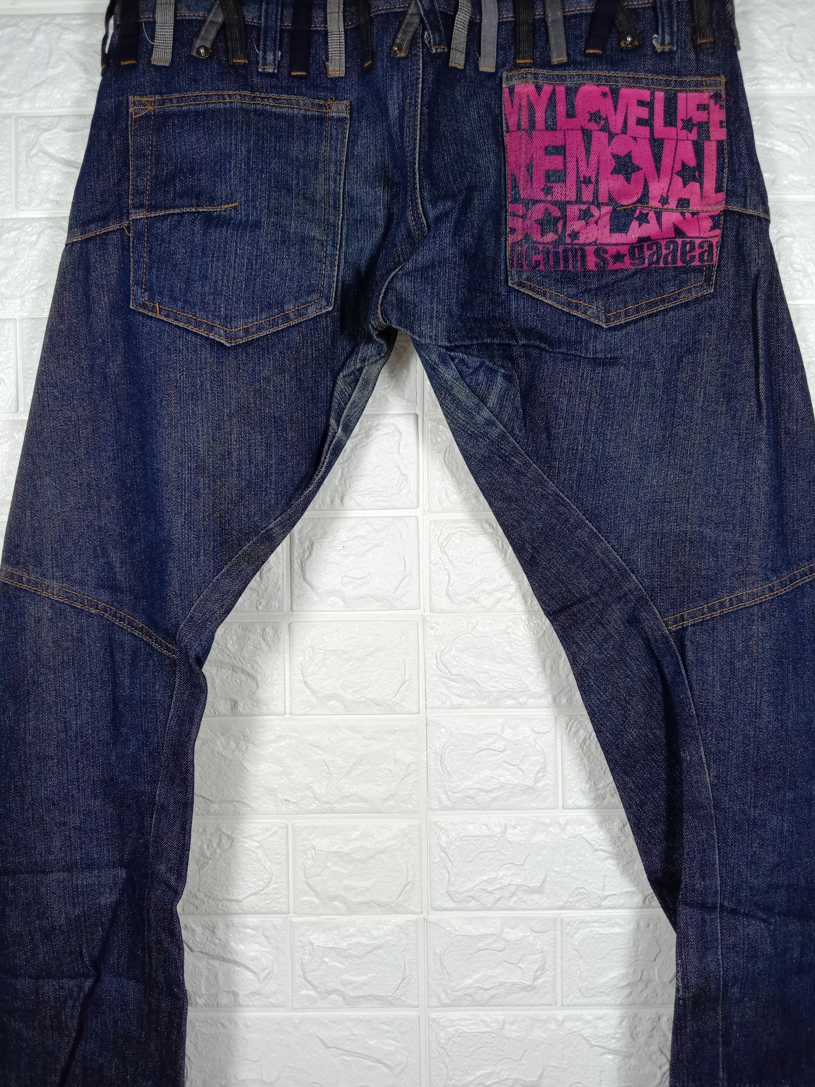 Japanese Brand Vintage Hybrid Removal Upstart Double Waist Jeans Size US 34 / EU 50 - 10 Thumbnail