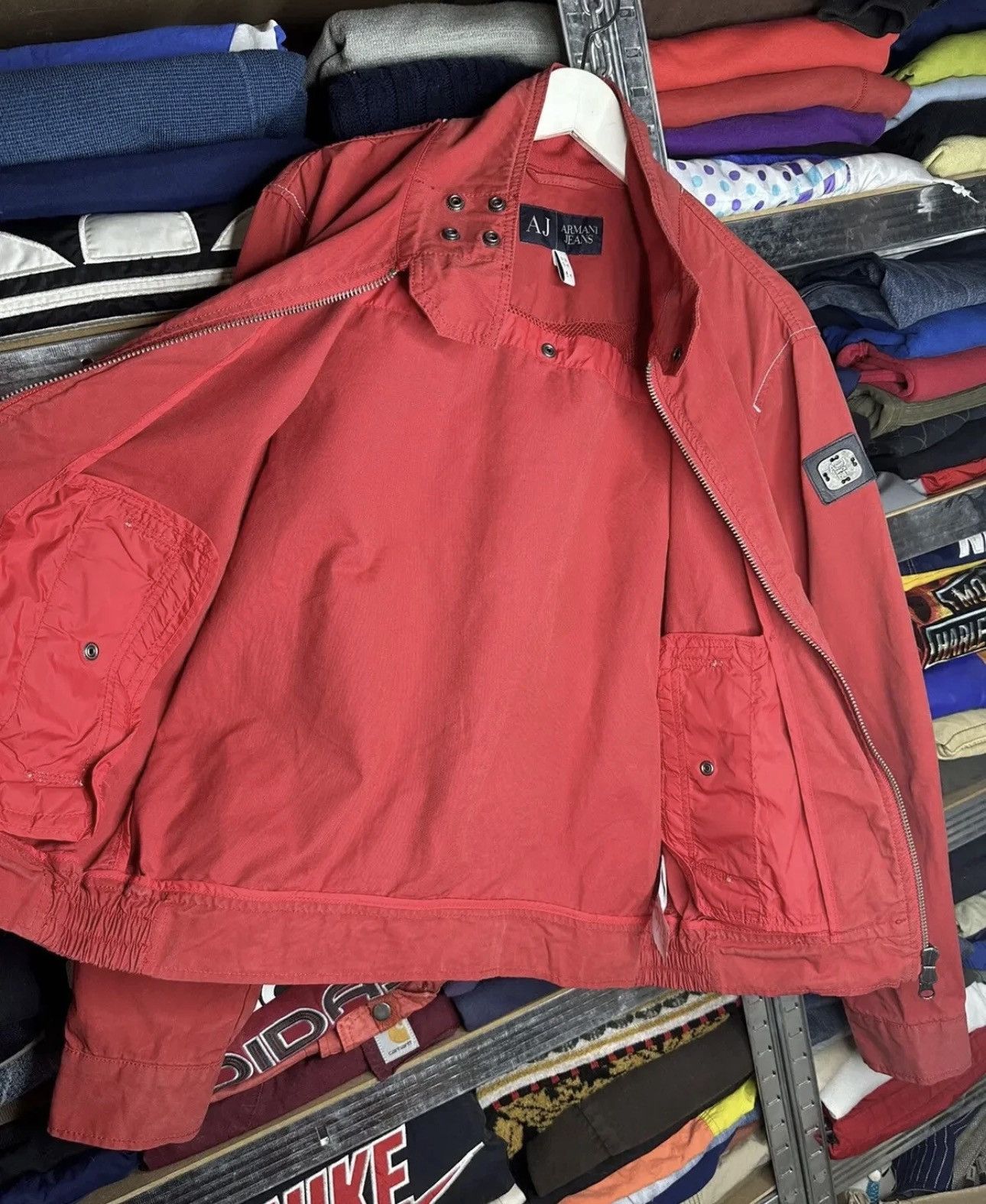 Armani Armani Jeans Military Bomber Jacket Y2K Size US M / EU 48-50 / 2 - 12 Thumbnail