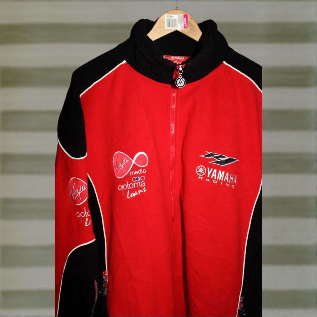 Yamaha VINTAGE Yamaha Racing Team Red Fleece Jacket Size US XXL / EU 58 / 5 - 1 Thumbnail