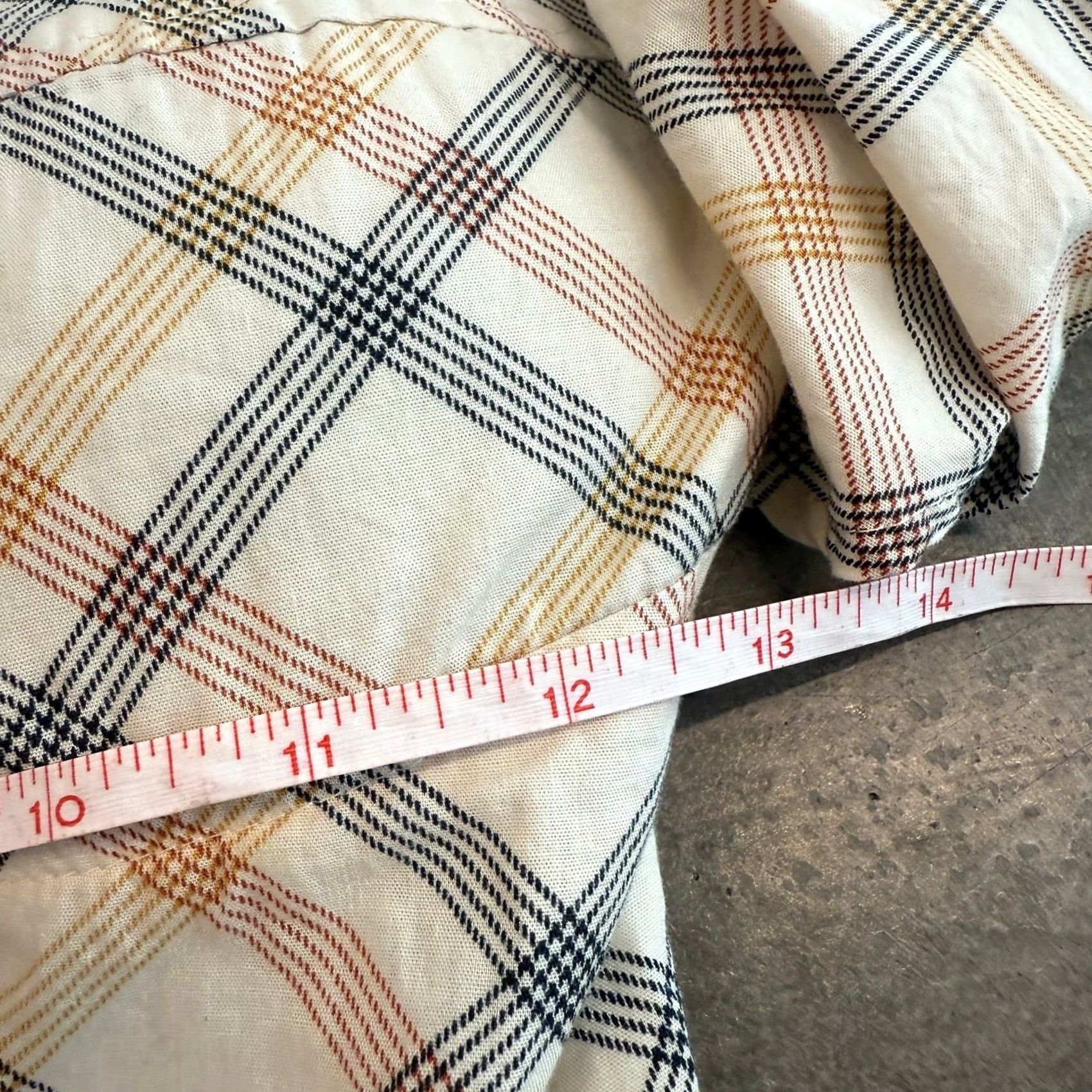 Vintage VINTAGE Milk & Honey Preppy Coquette Plaid Flutter Sleeve Fitted Top M Blouse Women White Size M / US 6-8 / IT 42-44 - 5 Thumbnail