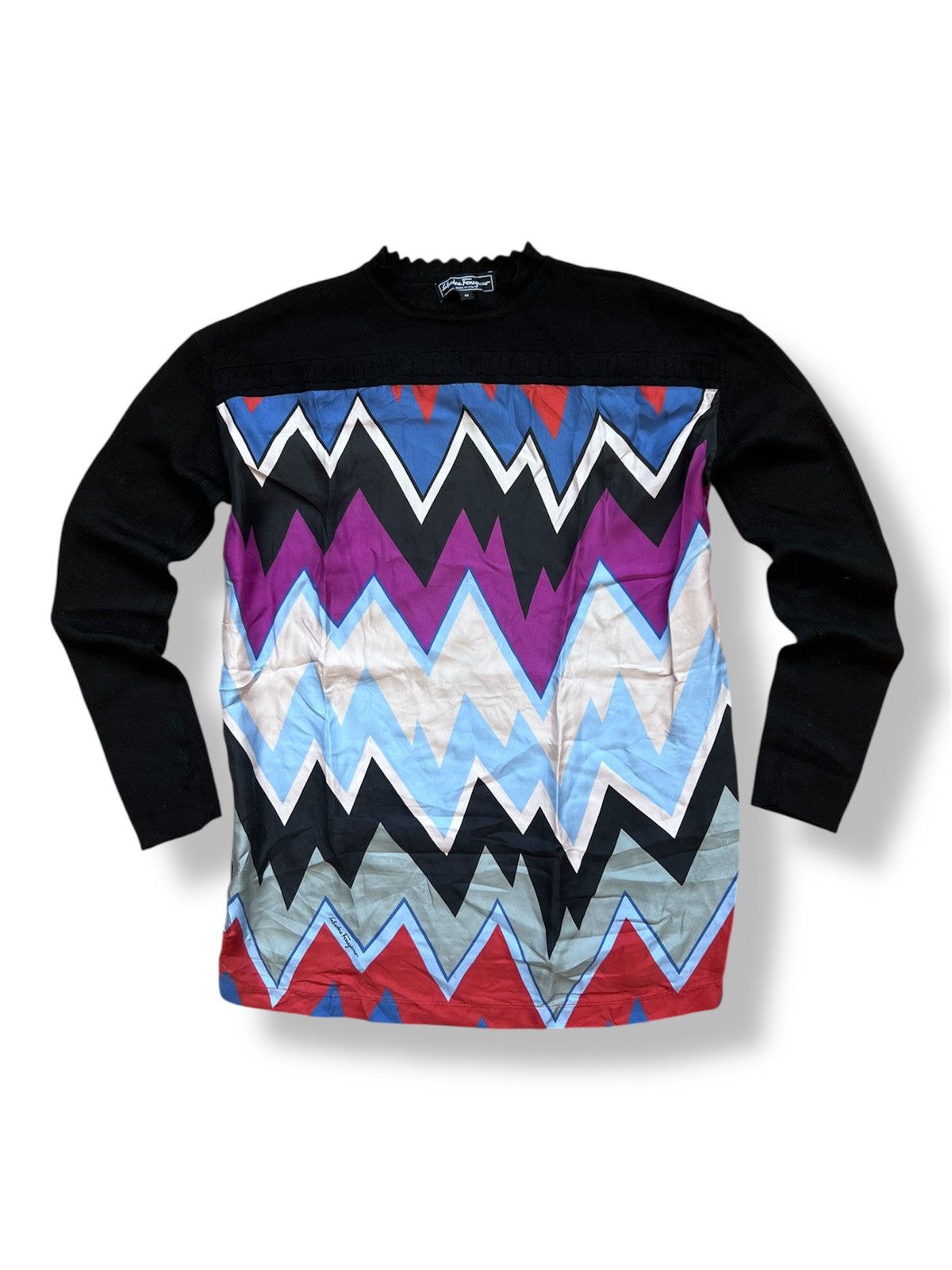 Salvatore Ferragamo Salvatore Ferragamo Mosaic Design On Silk Women’s Size M Size M / US 6-8 / IT 42-44 - 1 Thumbnail