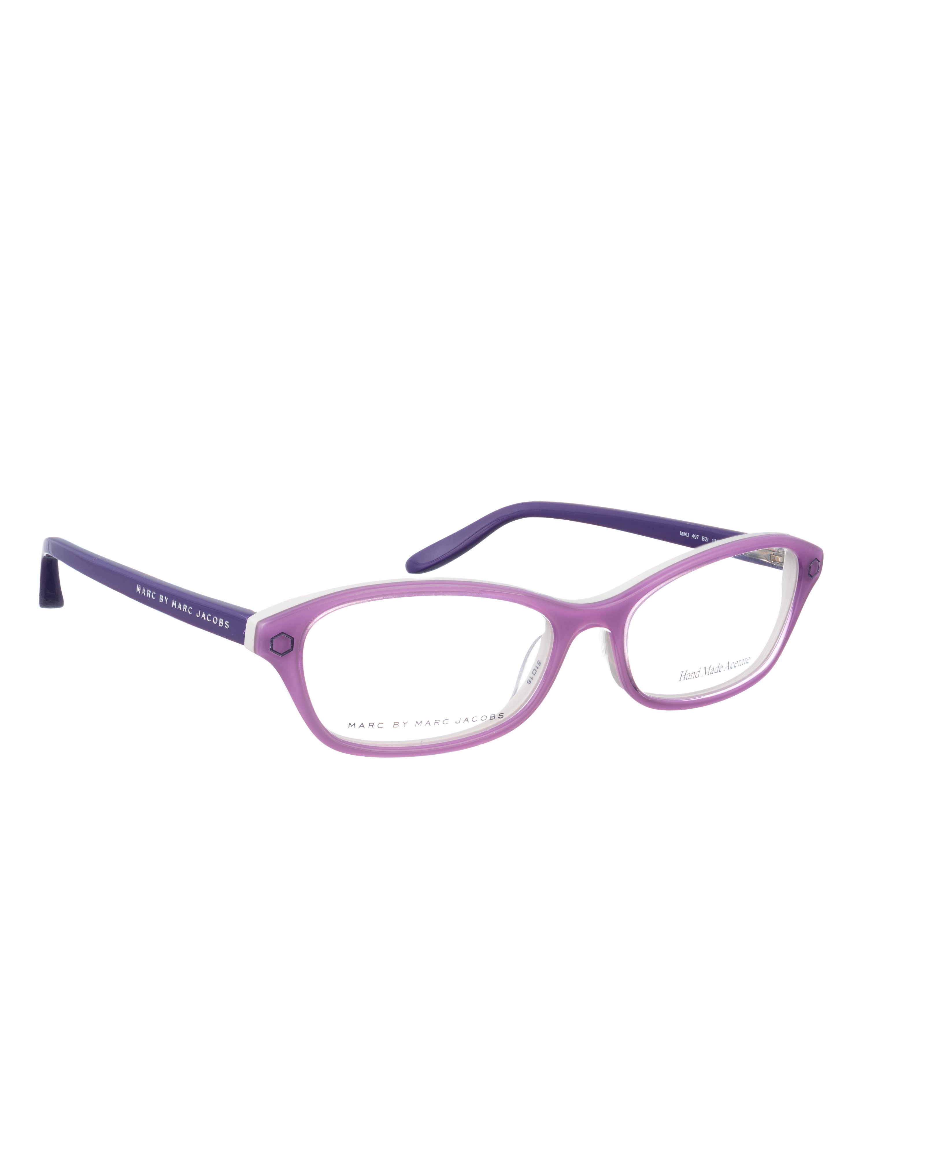 Marc by Marc Jacobs Marc by Marc Jacobs 00s Violet Plastic Classic Glasses Size ONE SIZE - 1 Thumbnail