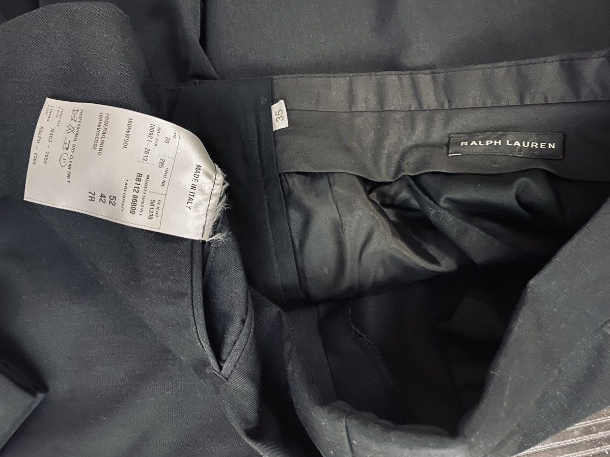 Ralph Lauren RALPH LAUREN BLACK LABEL - black 2-Btn “Anthony” Suit - 42 Size 42R - 12 Thumbnail