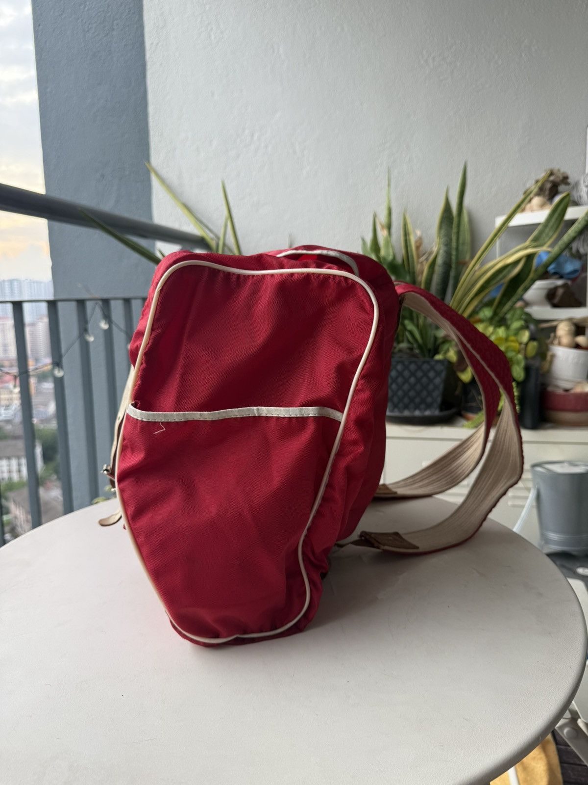 Mizuno RARE ‼️ 1970s Vintage Mizuno Red Nylon Parachute Backpack Size ONE SIZE - 2 Thumbnail