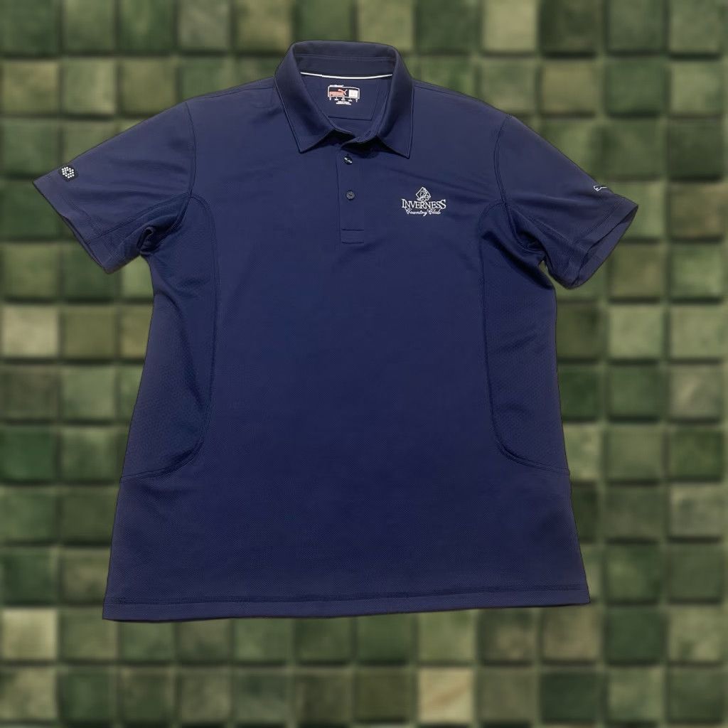 Puma PUMA Golf Inverness Country Club Polo Mens Medium Blue Shirt Golf Size US M / EU 48-50 / 2 - 1 Thumbnail