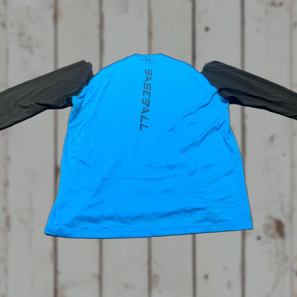 Under Armour Under Armour Baseball T-Shirt Men's Large Blue Black Multicolor Mens Size US L / EU 52-54 / 3 - 1 Thumbnail