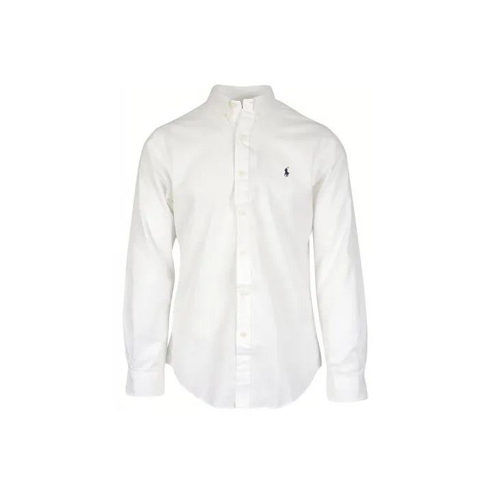 Polo Ralph Lauren Polo Ralph Lauren Men's White Long-Sleeve Shirt Size US XL / EU 56 / 4 - 1 Thumbnail