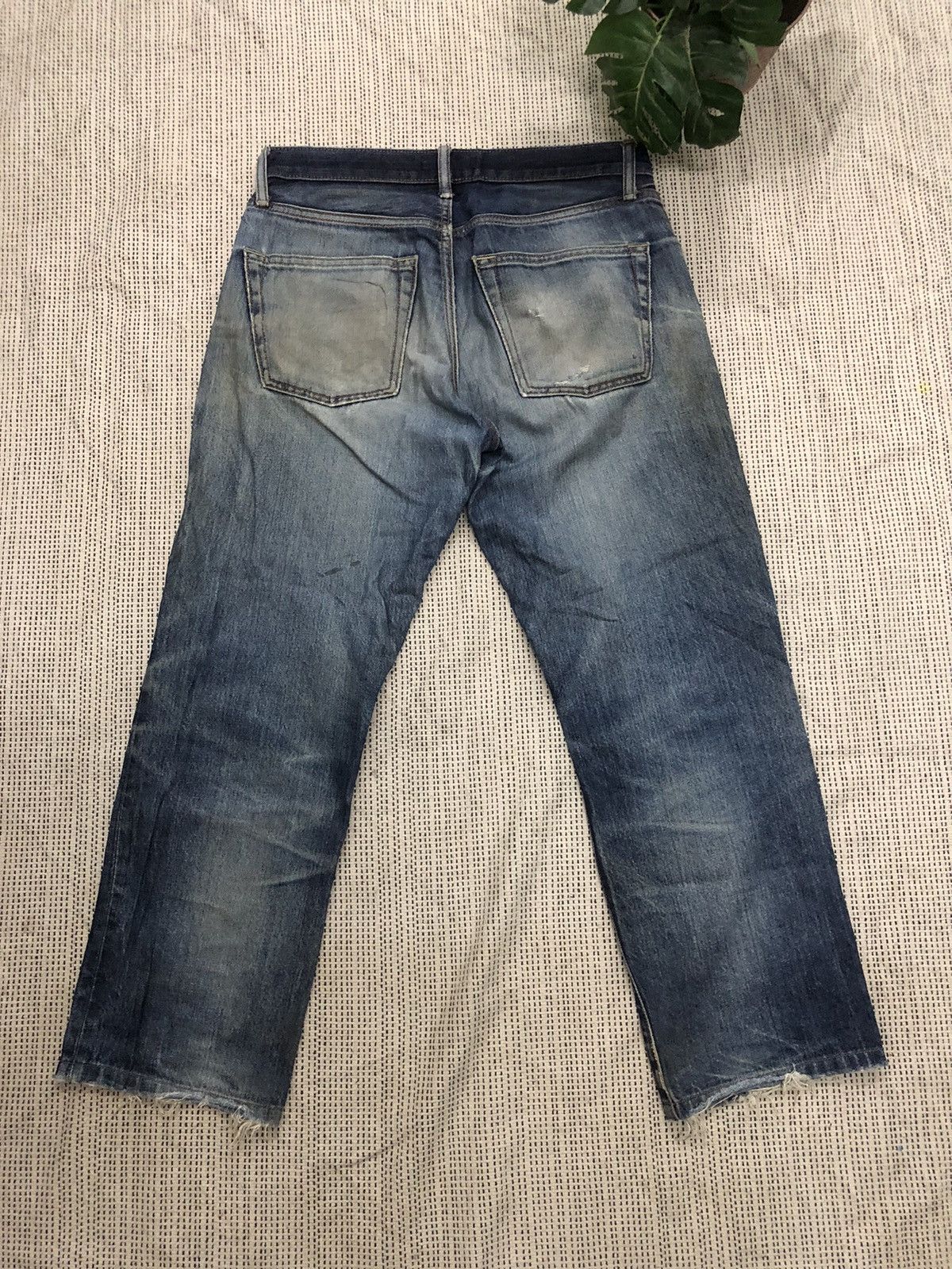 Kaihara Denim × Uniqlo Vintage Distressed Uniqlo Denim kaihara w32 Size US 32 / EU 48 - 9 Thumbnail