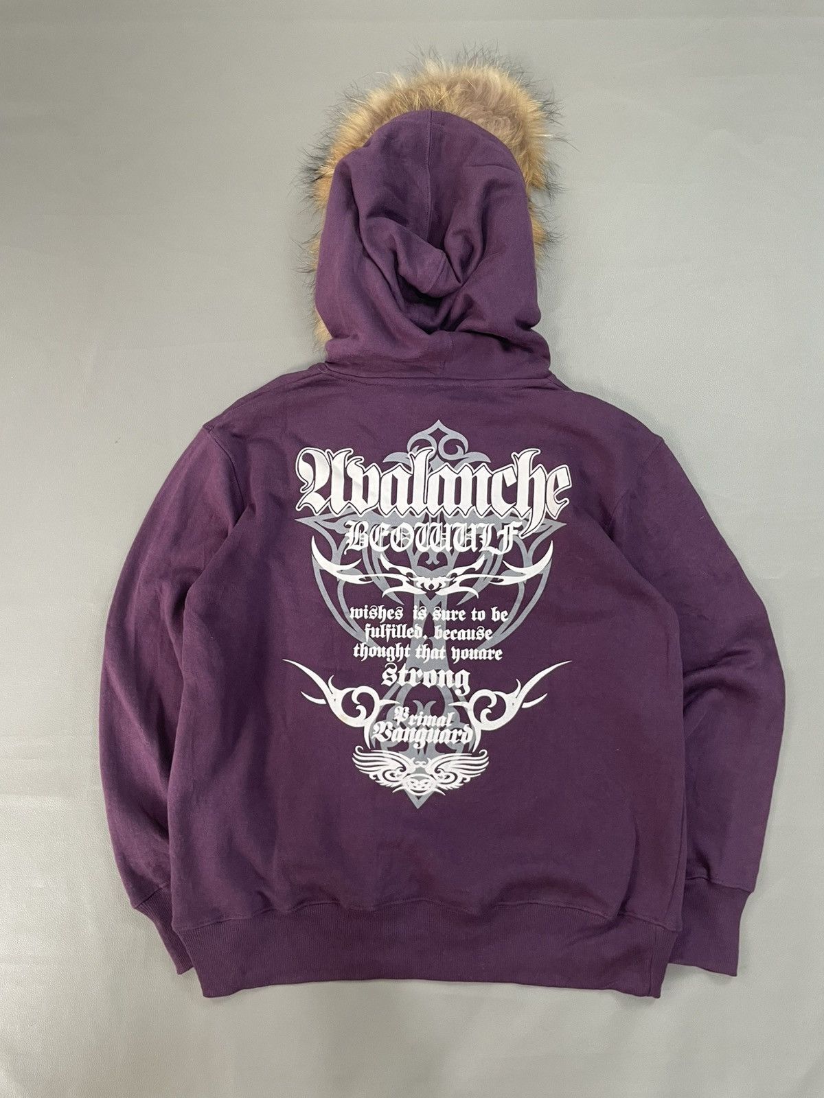 Japanese Brand Beaumere Gothic poem Fur Hoodie Size US M / EU 48-50 / 2 - 2 Thumbnail