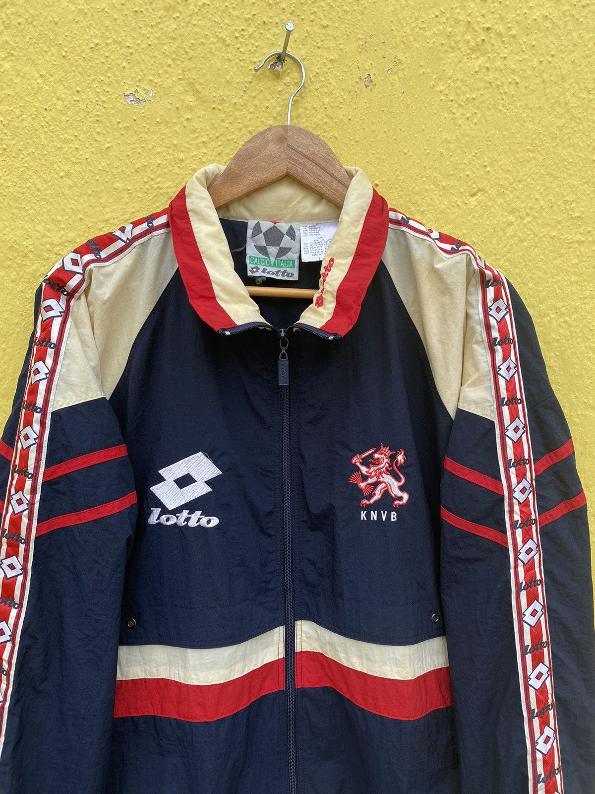 Lotto Sport Vintage 90s LOTTO KNVB NEDERLAND windbraker jacket Size US L / EU 52-54 / 3 - 6 Thumbnail