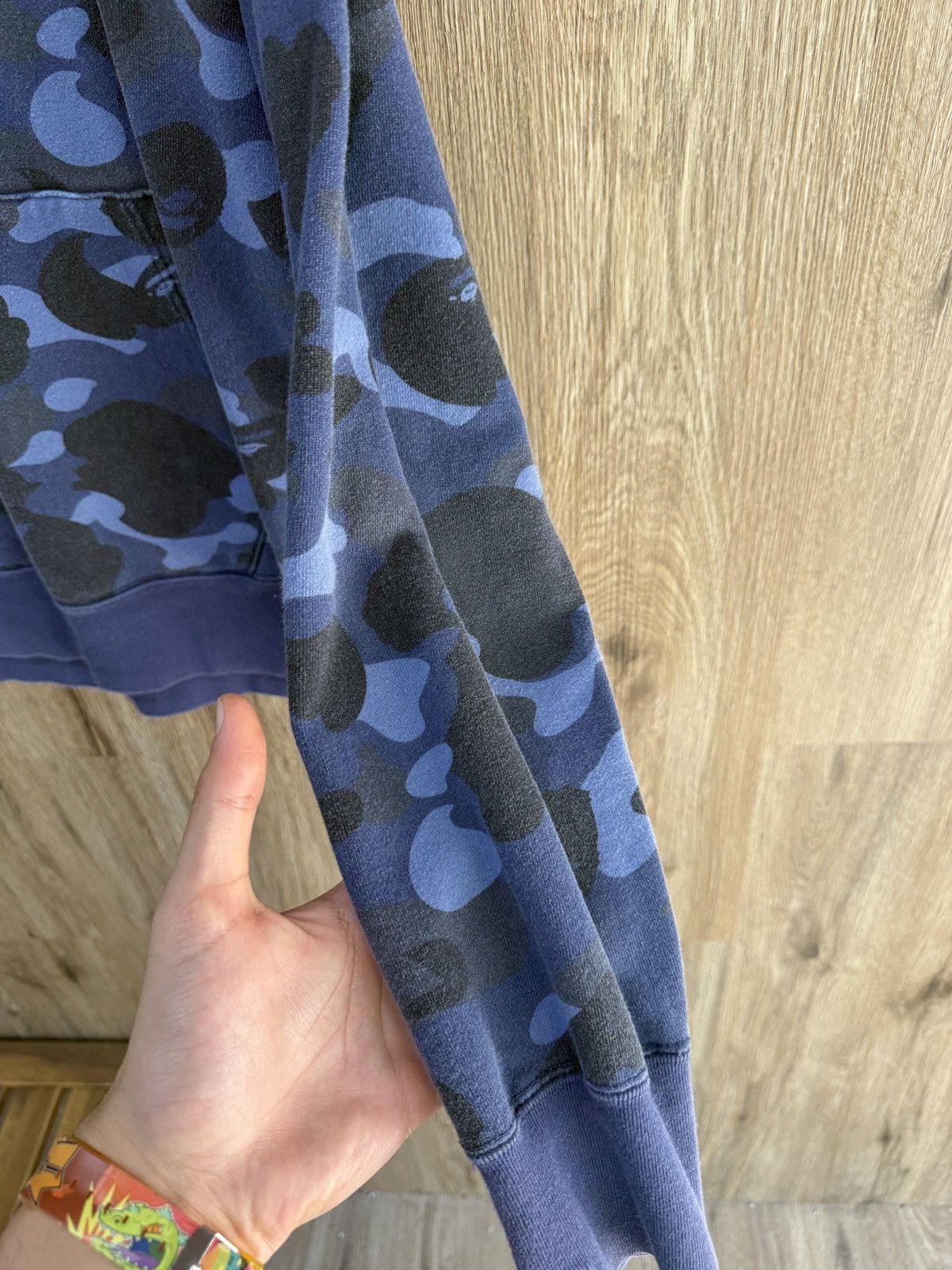 Bape Bape Blue Pull Over Hoodie Size US L / EU 52-54 / 3 - 6 Thumbnail