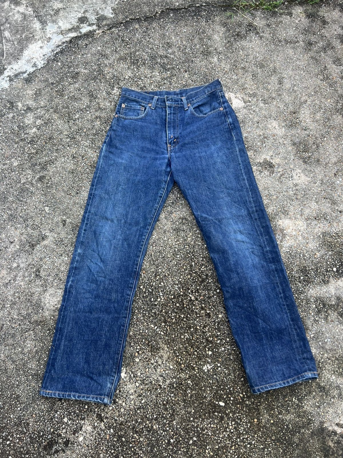 Levi's Vintage Clothing Vintage Levis 551Z Selvedge Denim Size US 29 - 2 Thumbnail