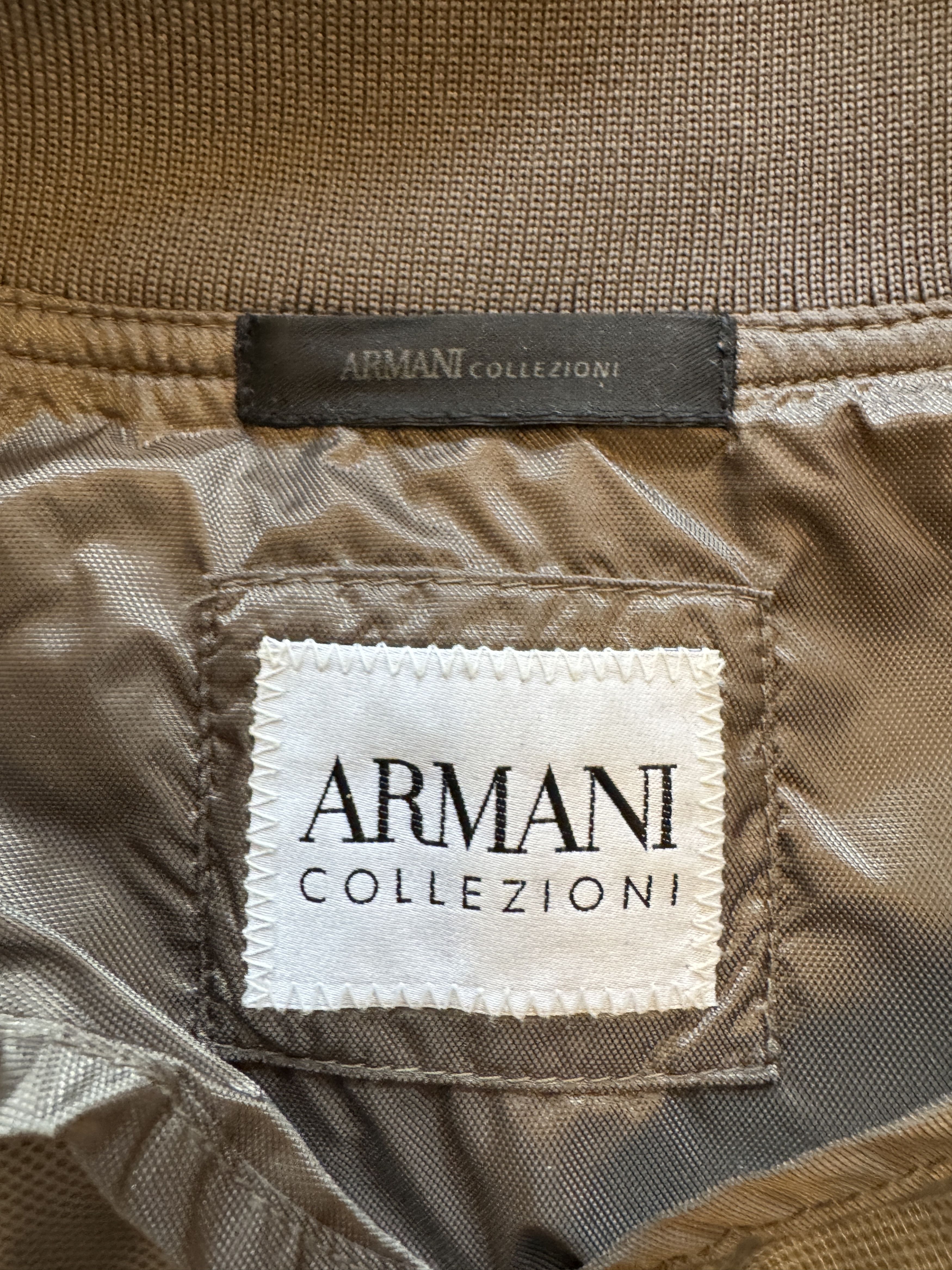 Armani Collezioni Armani Collezioni Men's Brown Packable Bomber Jacket Size US M / EU 48-50 / 2 - 3 Thumbnail