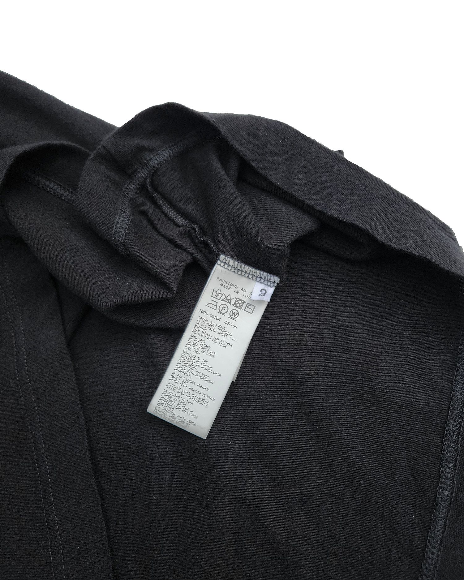 Yohji Yamamoto Yohji Yamamoto Pour Homme Cotton Single Jersey Tee Shirt Size US L / EU 52-54 / 3 - 3 Thumbnail