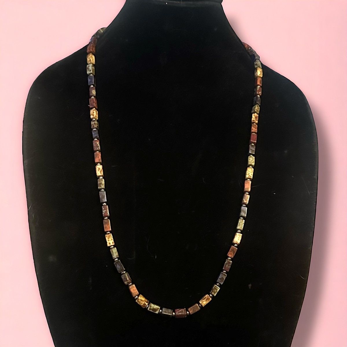 Vintage Vintage Jasper bead necklace Size ONE SIZE - 1 Thumbnail