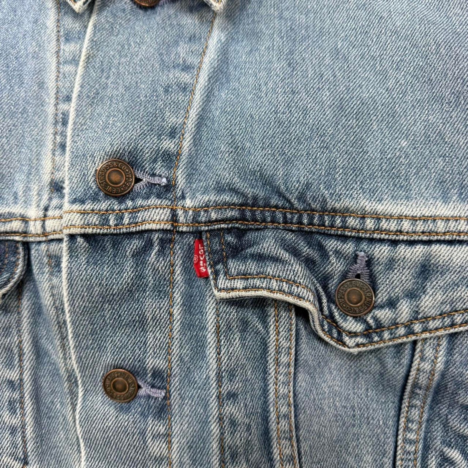 Levi's Vintage 2004 Levi's Standard Deneim Trucker Jacket Racing Size US S / EU 44-46 / 1 - 6 Thumbnail