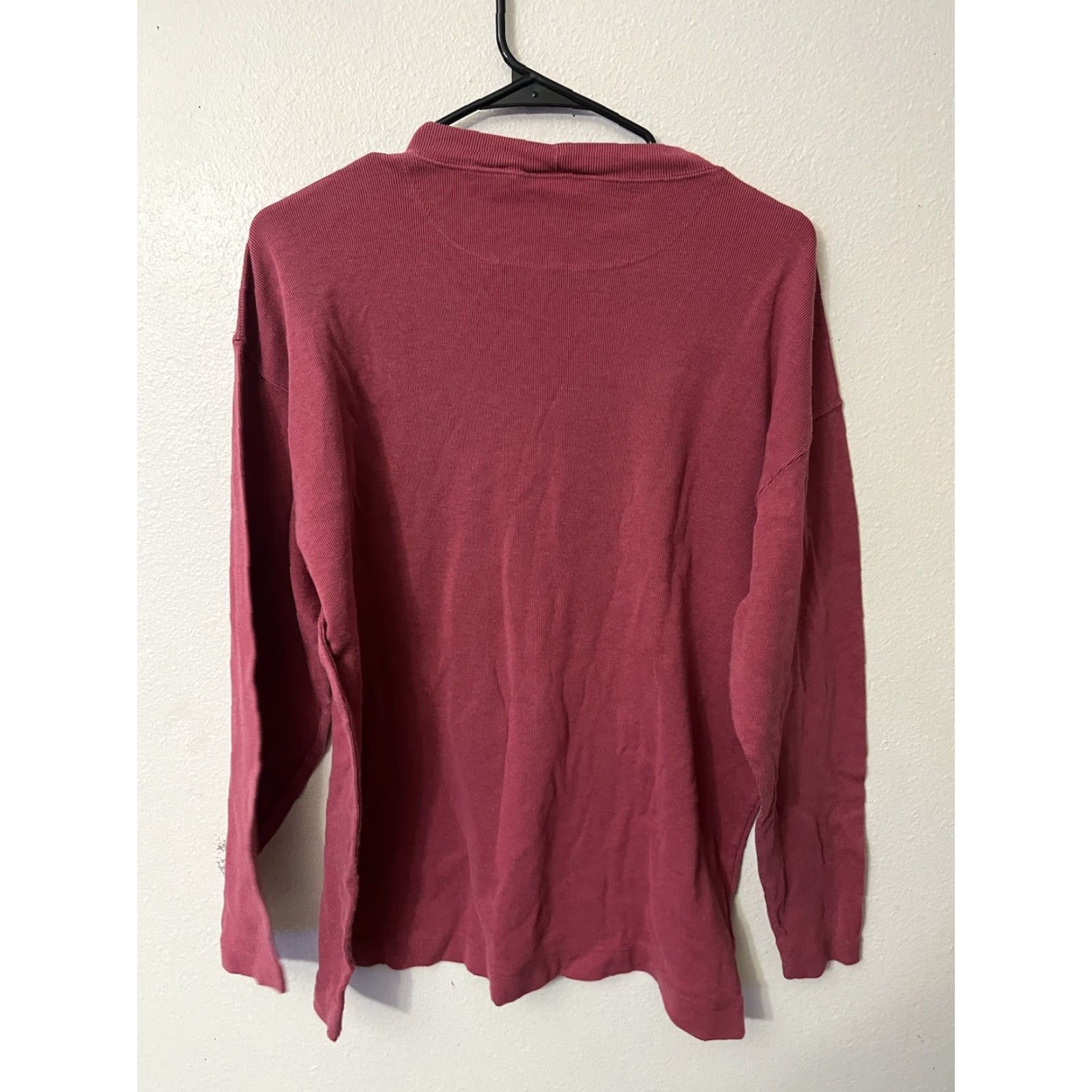 Ann Taylor Vintage Ann Taylor Loft Pink Metallic Striped Long Sleeve T-Shirt Women L Size L / US 10 / IT 46 - 2 Thumbnail