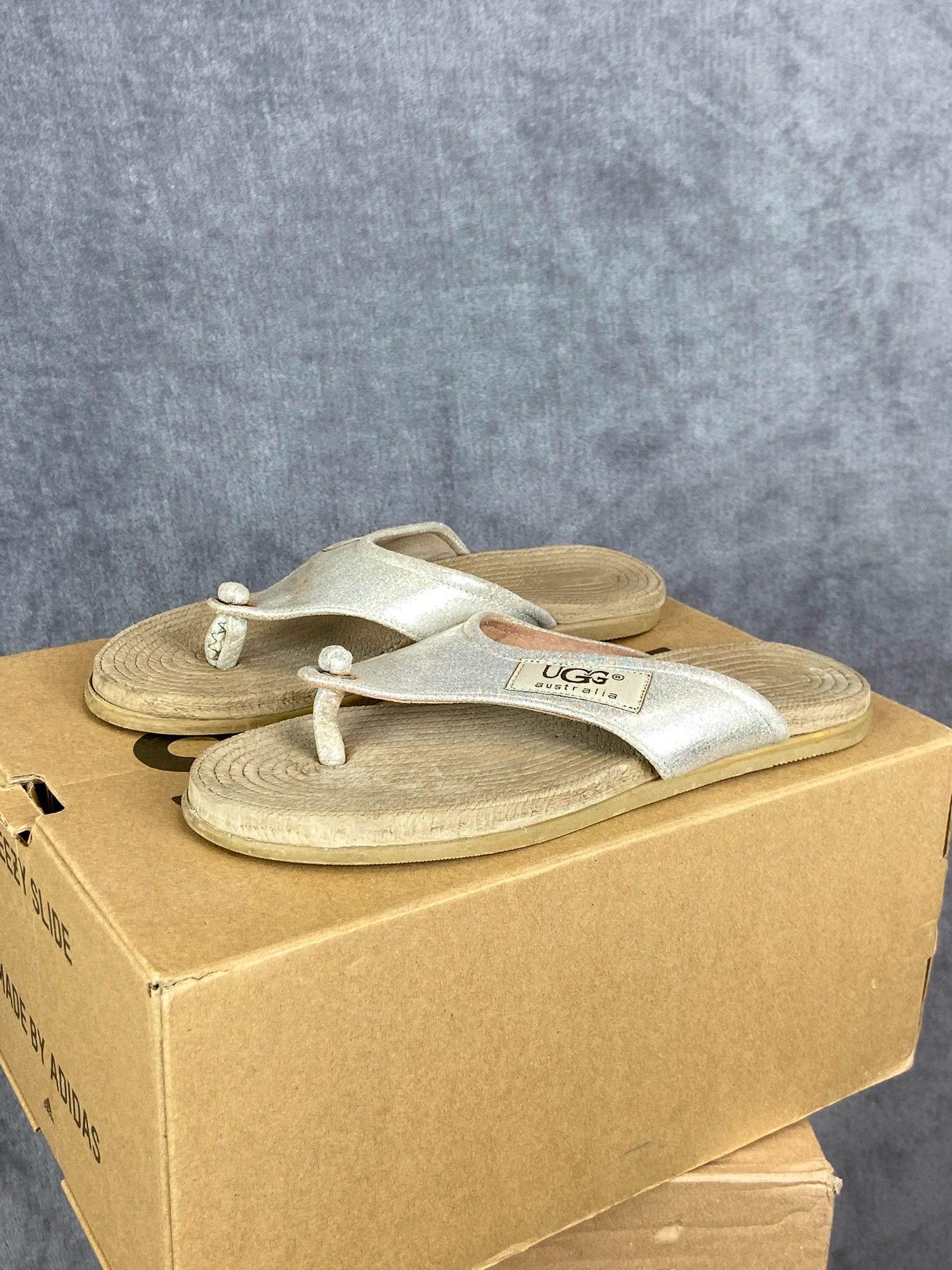 Ugg Birkenstock Brown Leather Sandals Size 38 Size US 5.5 / EU 38 - 1 Thumbnail