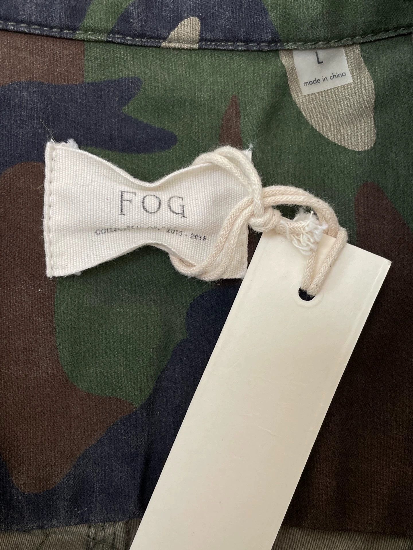 Fear of God FOG Fuxian Season 1 Camo Pocket Jacket Shirt L Size US L / EU 52-54 / 3 - 3 Thumbnail