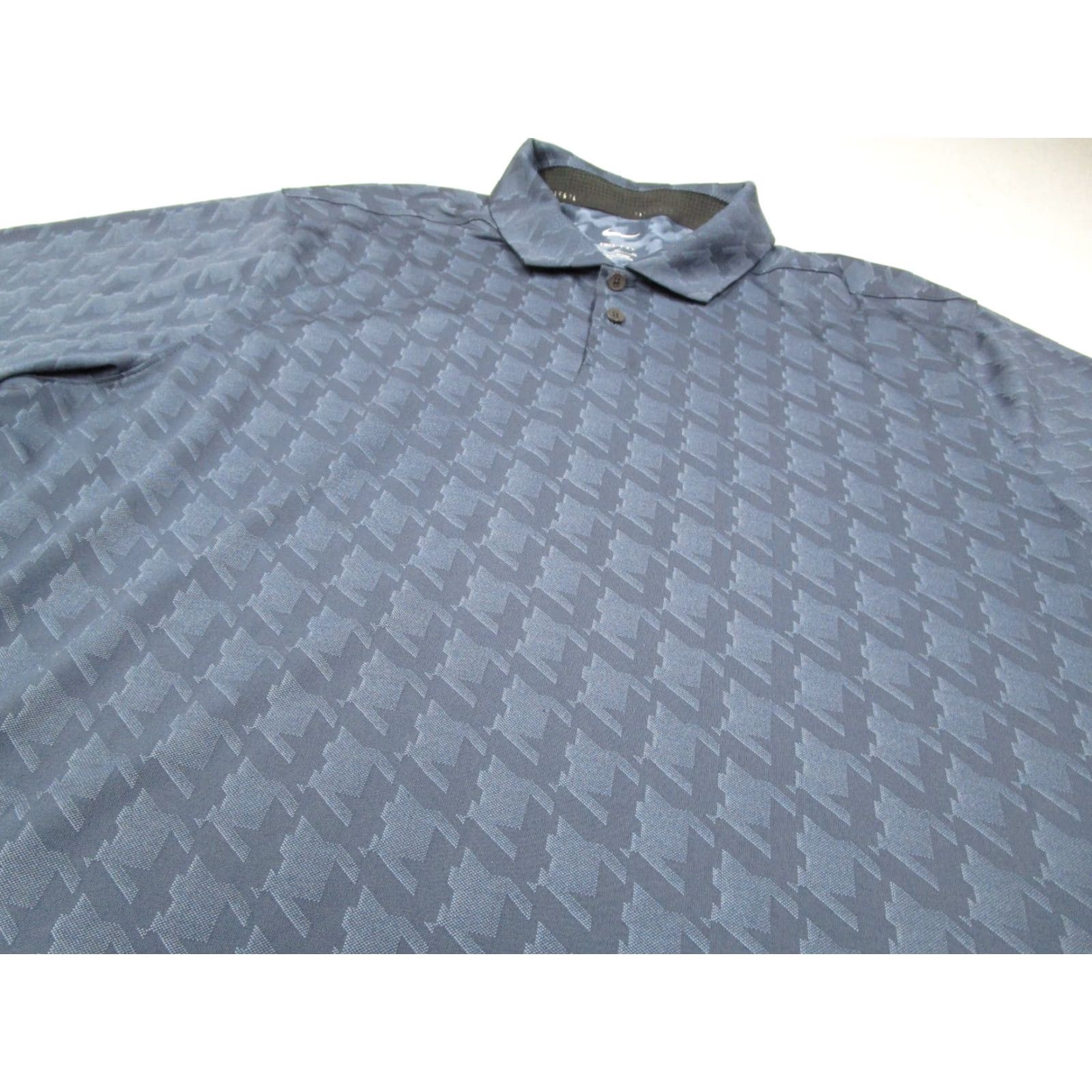 Nike Nike Golf Polo Shirt Mens XL Blue Dri-Fit Vapor Obsidian 100% Polyester Short Sleeve Swoosh Logo Vintage? No—but keep. Size US XL / EU 56 / 4 - 2 Thumbnail