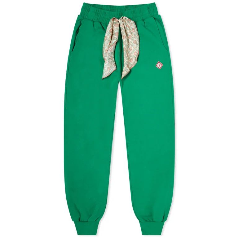 image of Casablanca O1Mle0524 Scarf Sweatpants & Joggers In Green, Women's (Size 34)